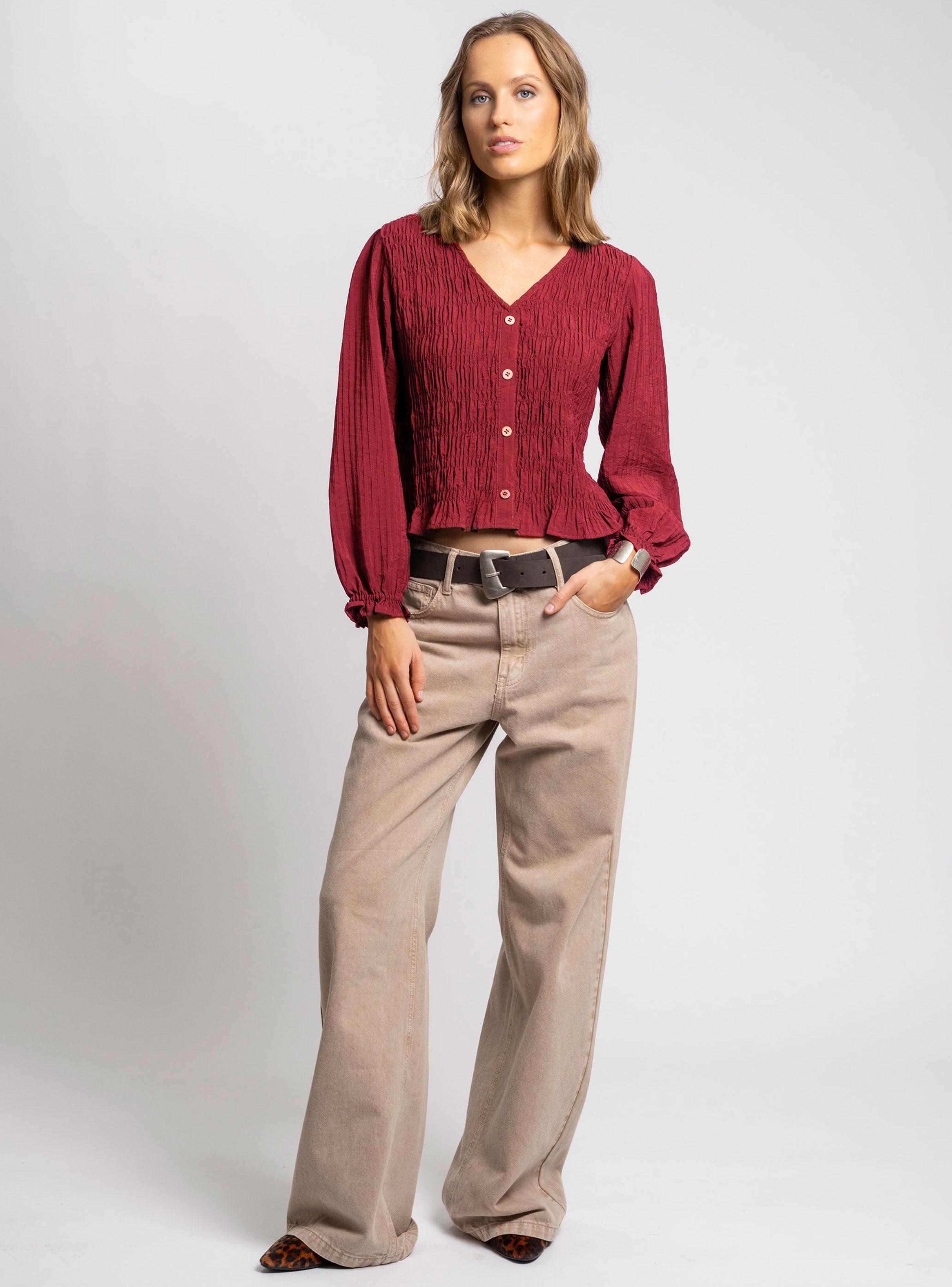 Blusa Valentina Burdeo-3