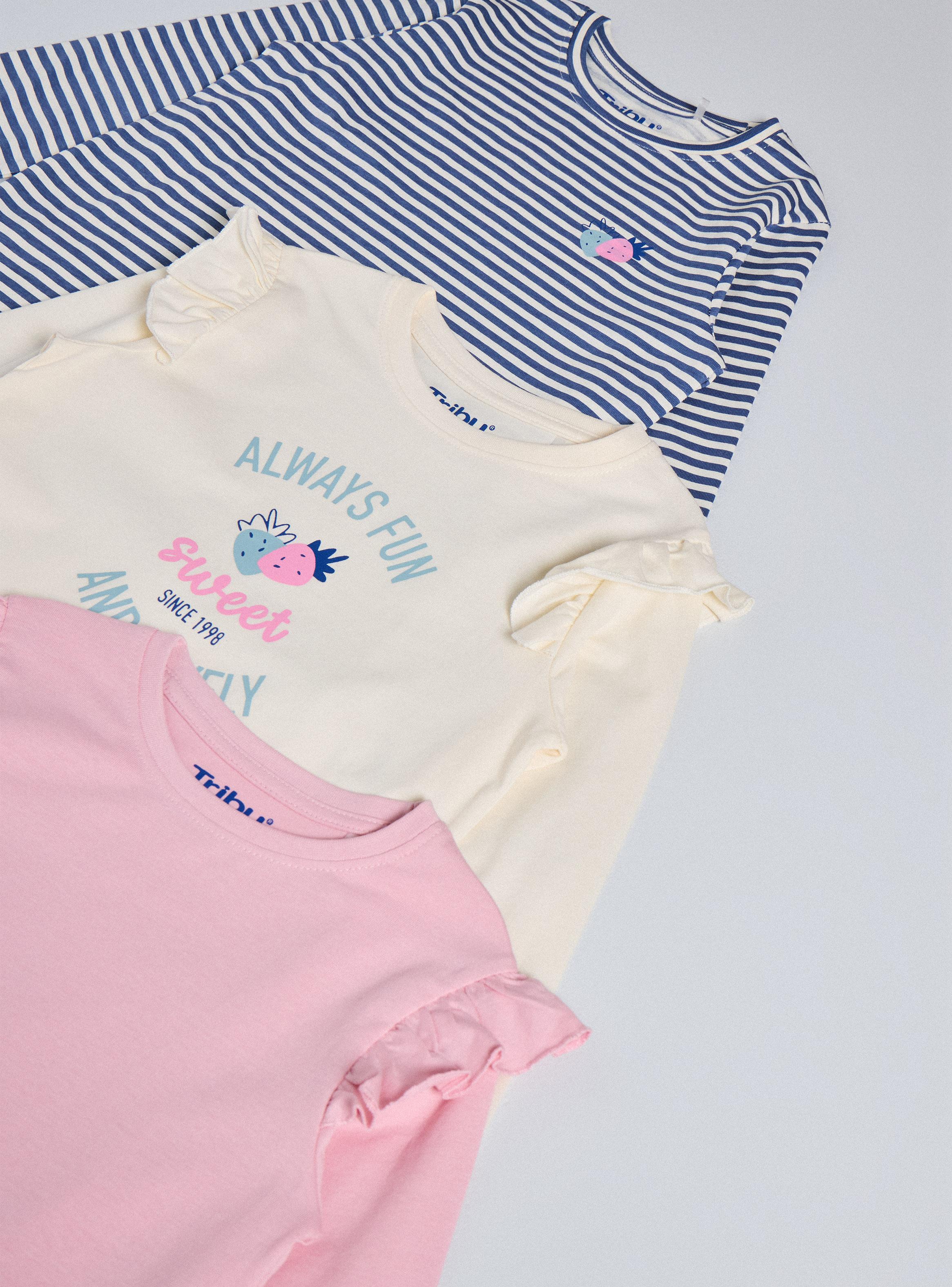 Polera Pack de 3 Diseños Niña-2