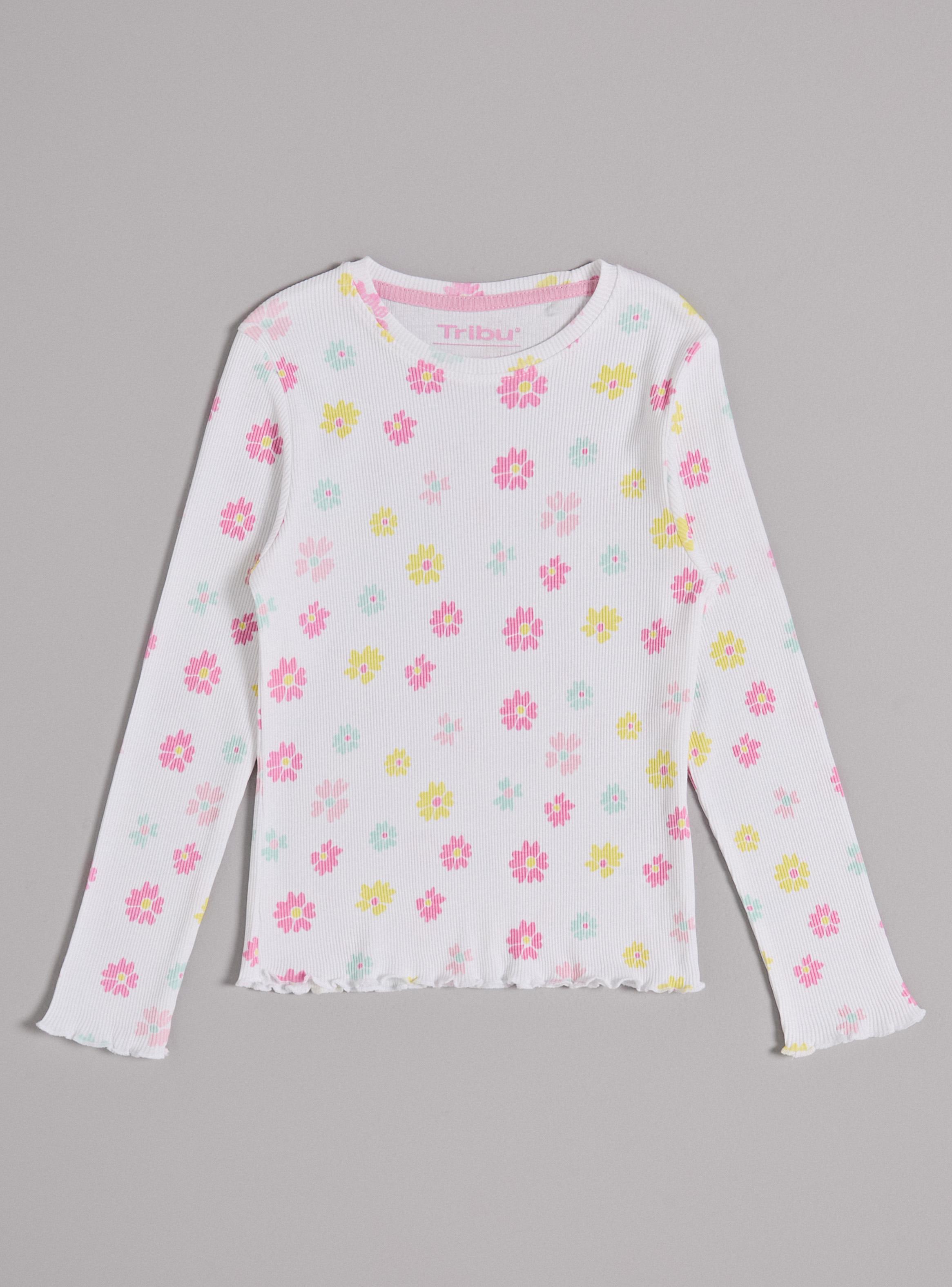 Polera Rib Color Estampada-0