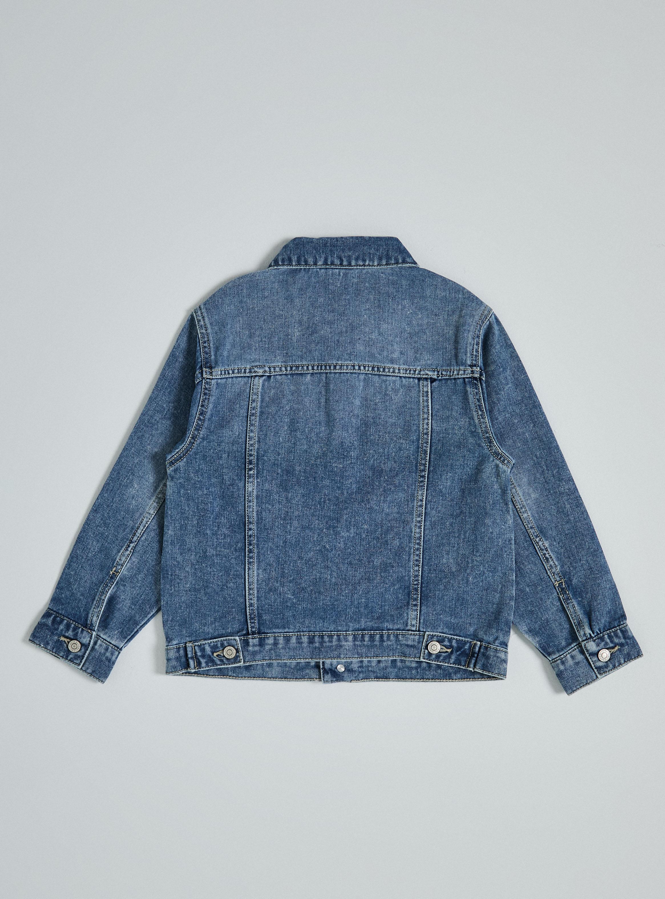 Chaqueta Trucker Básica Denim-2