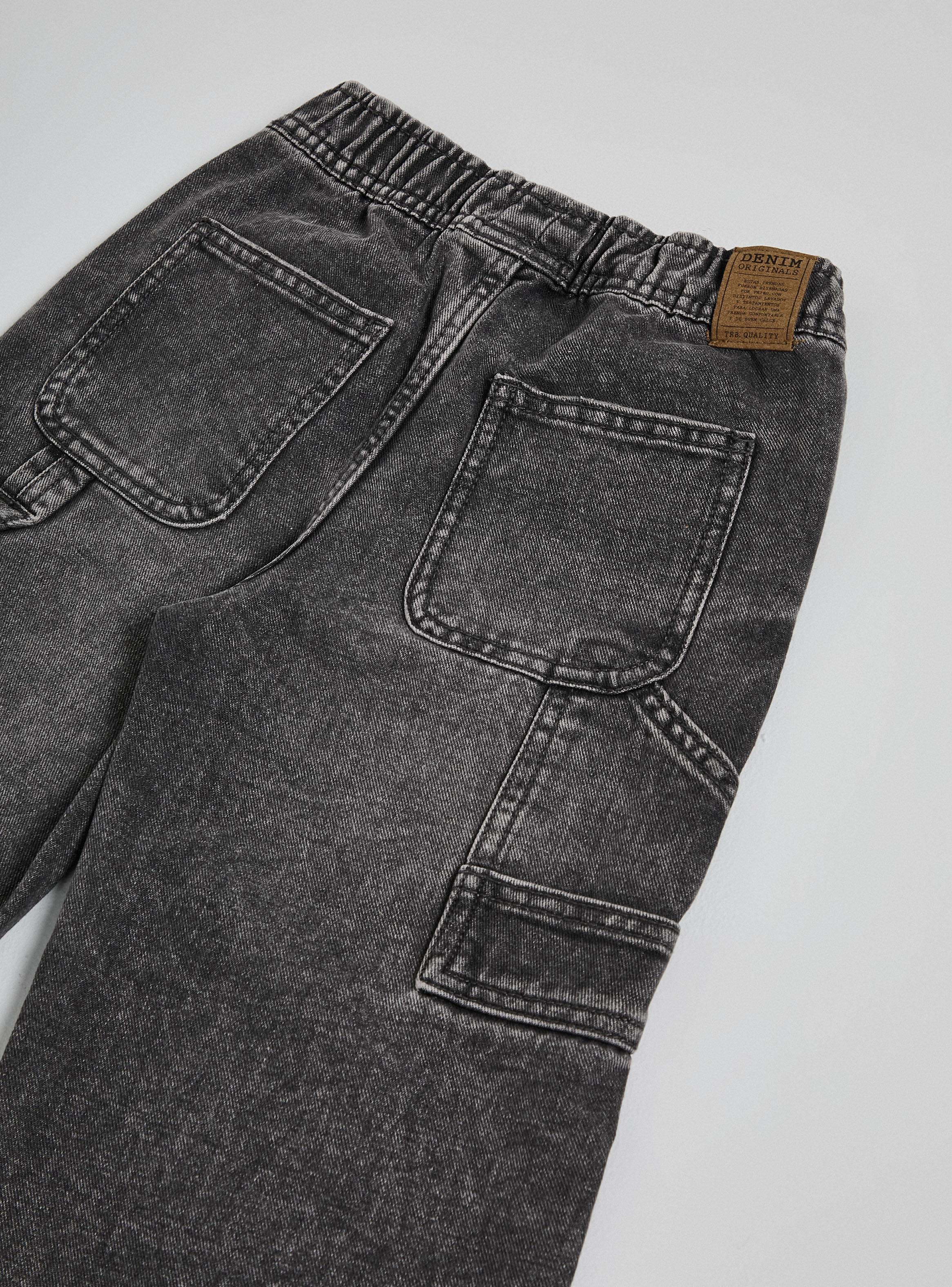 Jeans Pull On Bolsillo Carpintero-2
