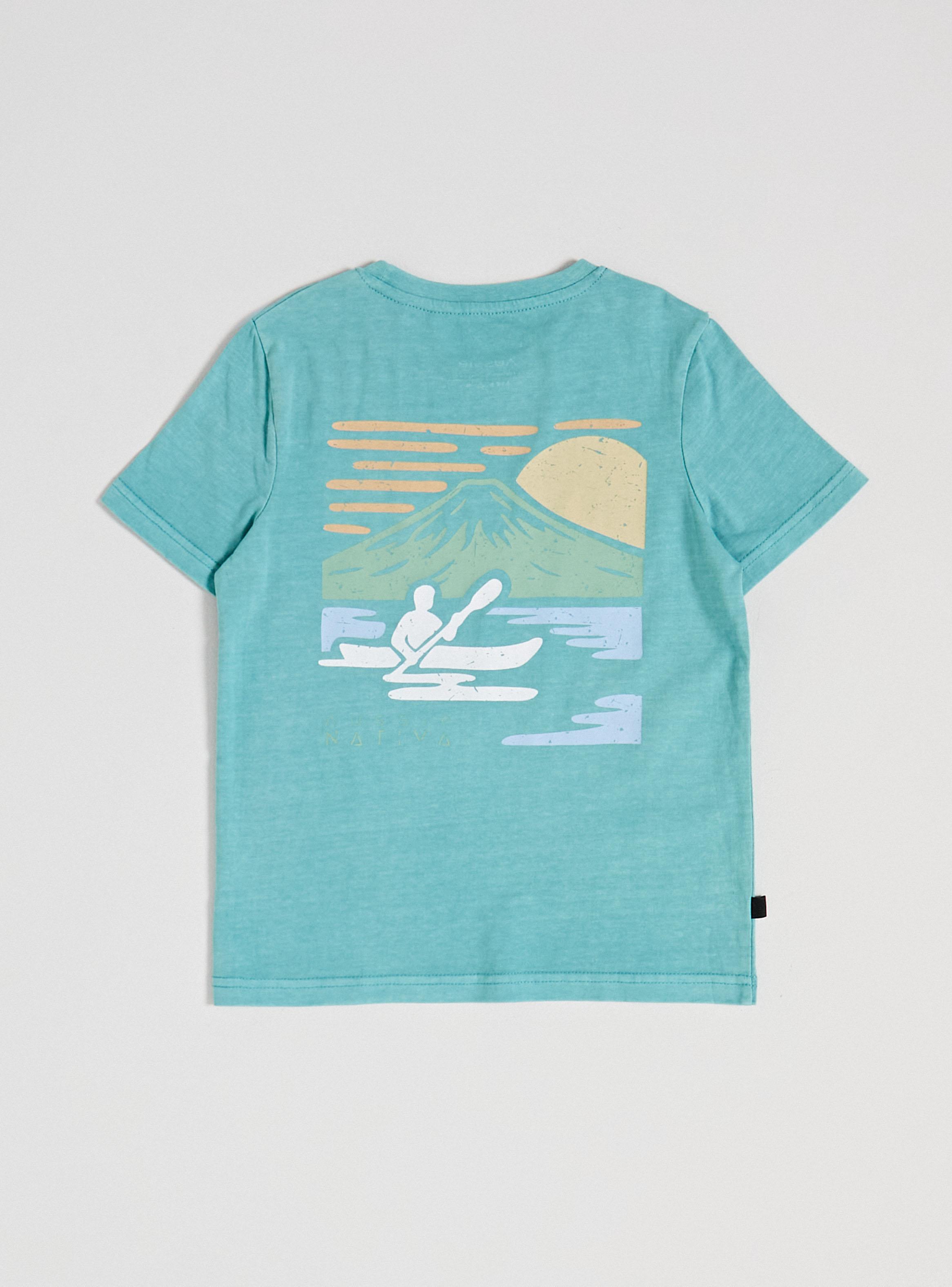 Polera Estampado Naturaleza en Espalda-2
