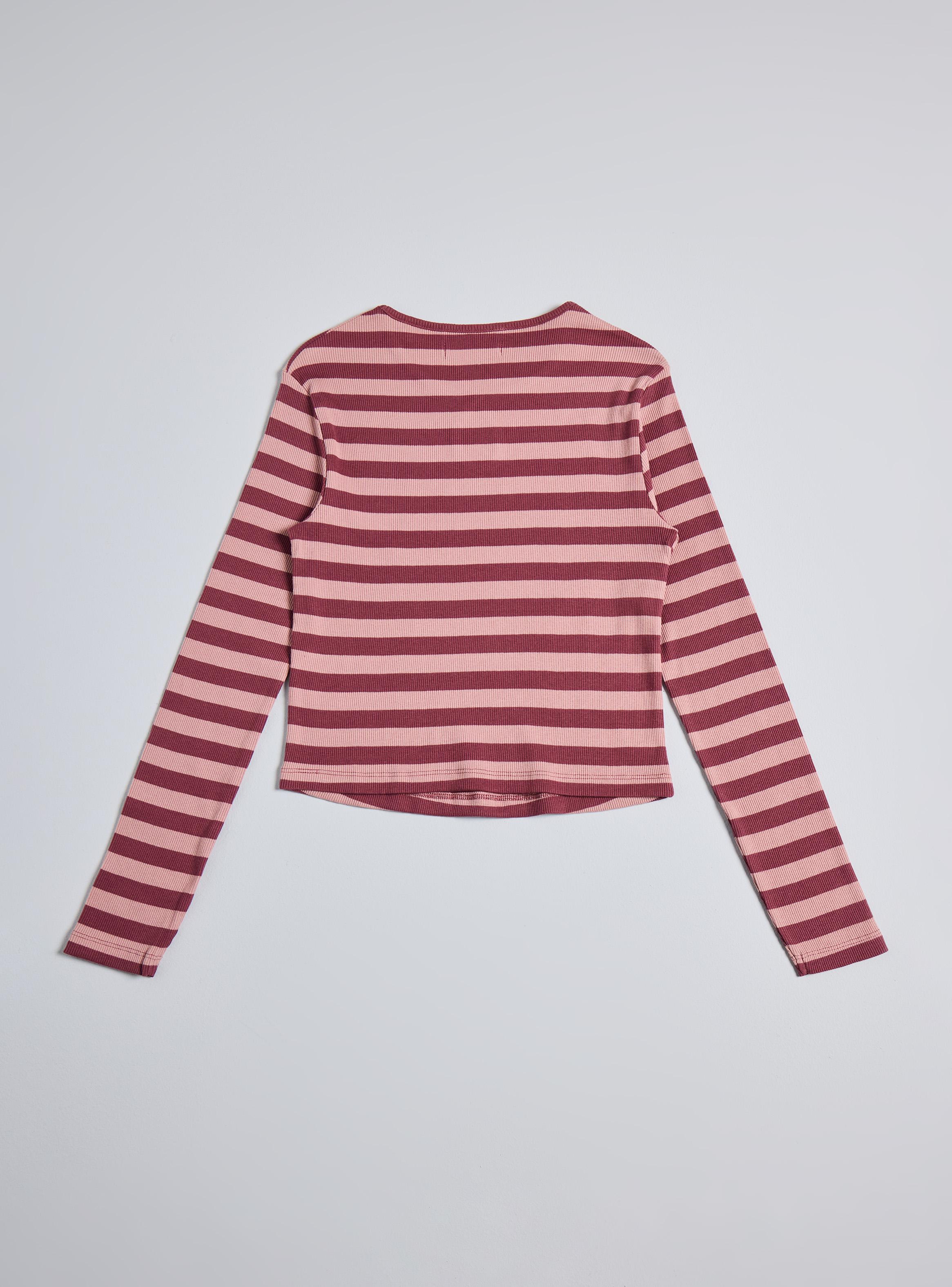 Polera Cuello Gota con Rayas-2