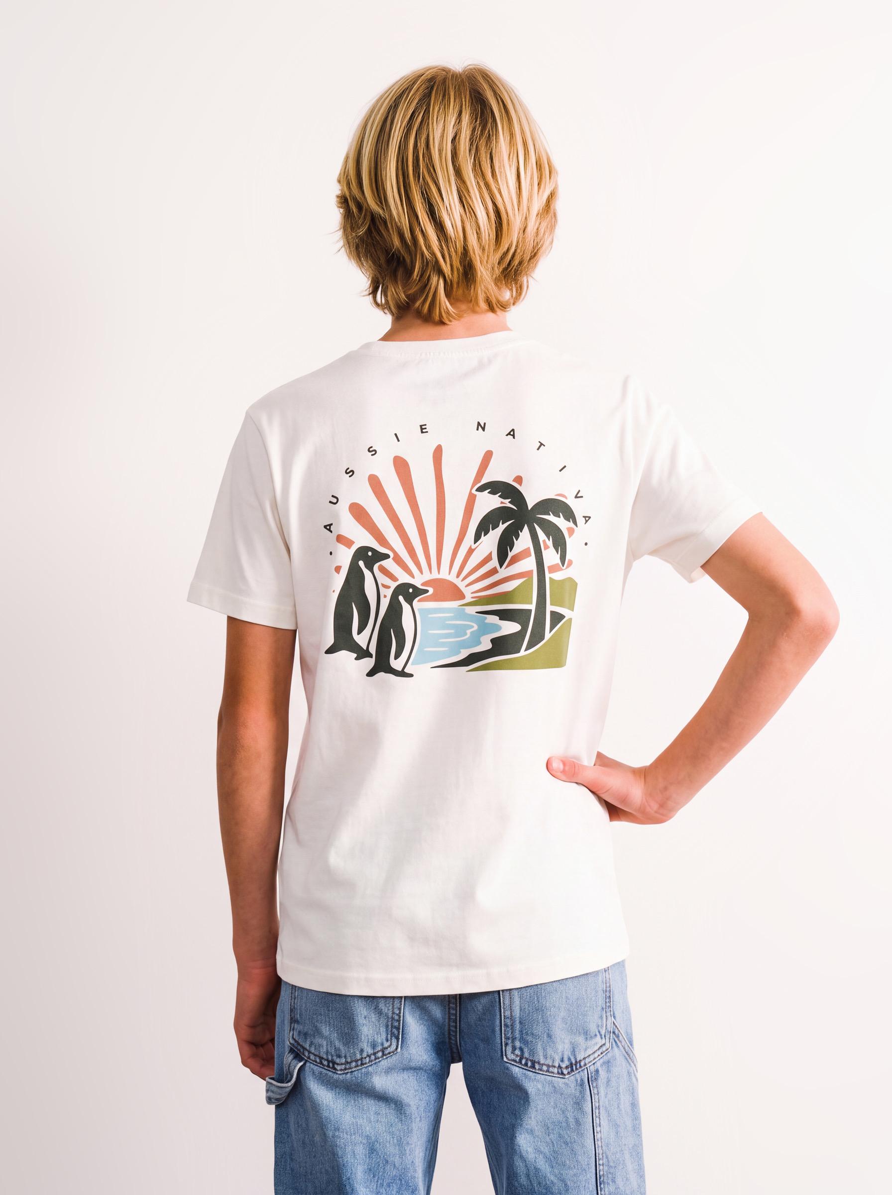 Polera Estampado Paisaje Espalda-0