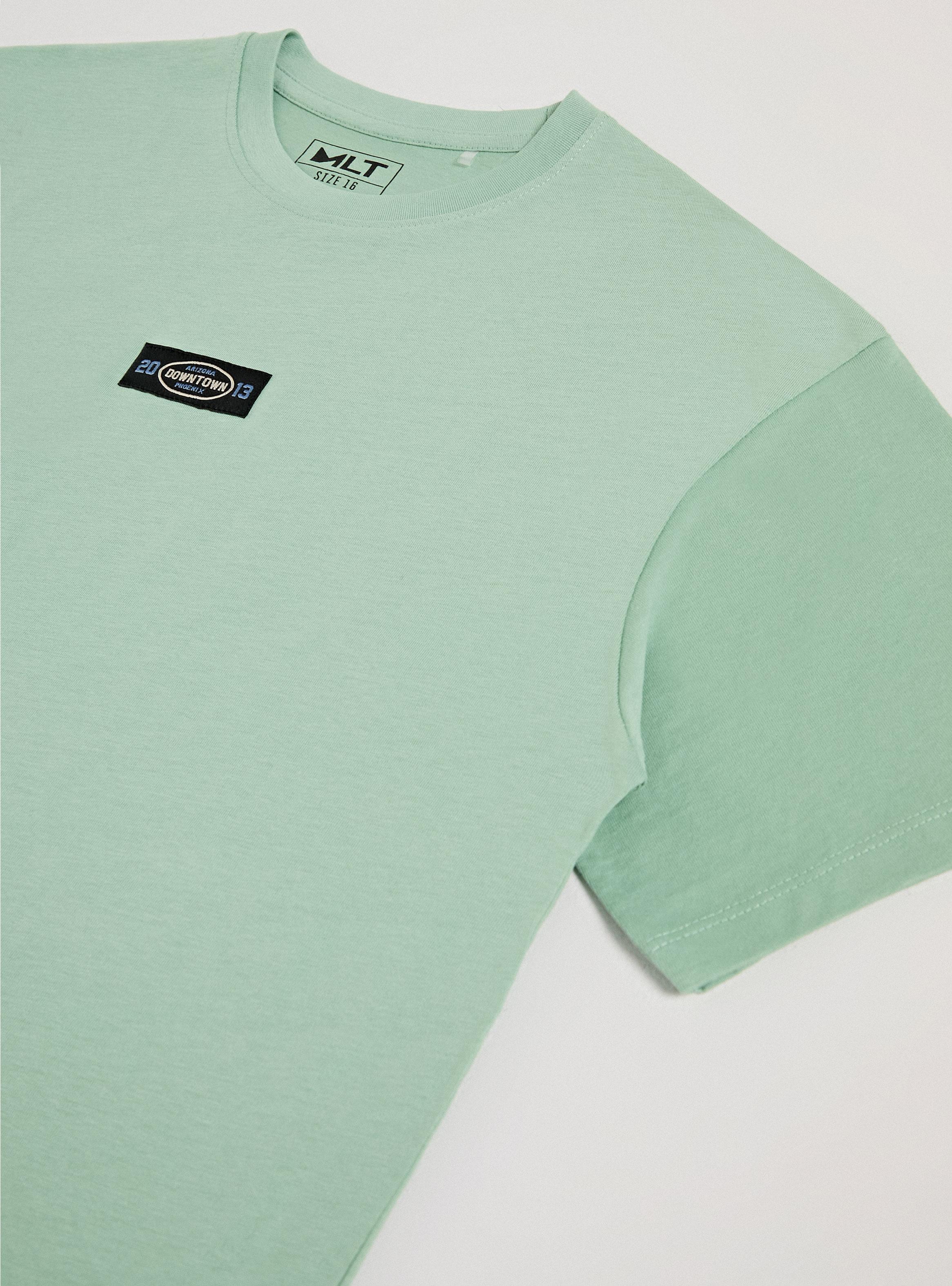 Polera Mini Parche Frontal con Print Espalda-3