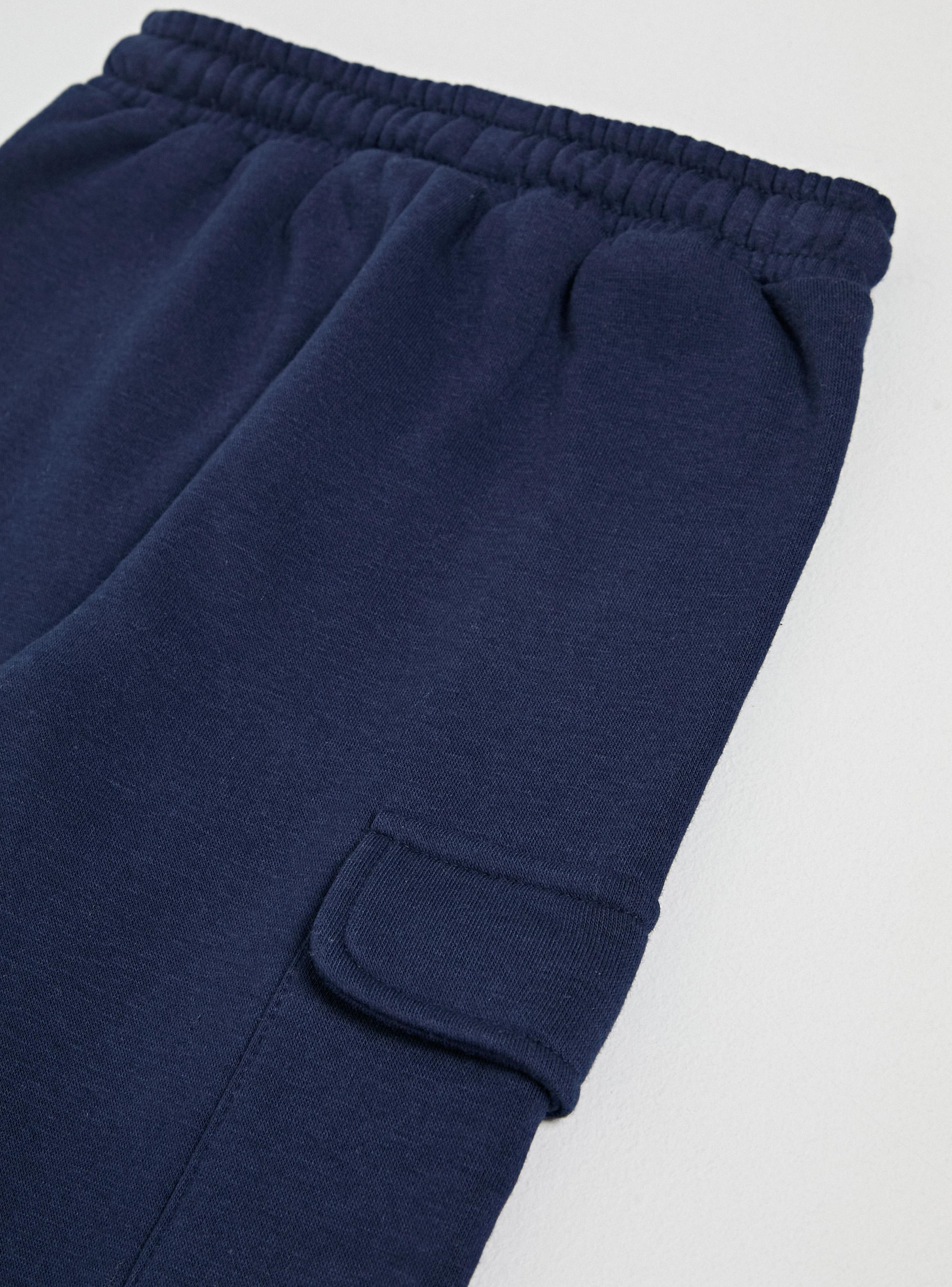 Pantalón Moda con Corte y Bolsillos Niño-2