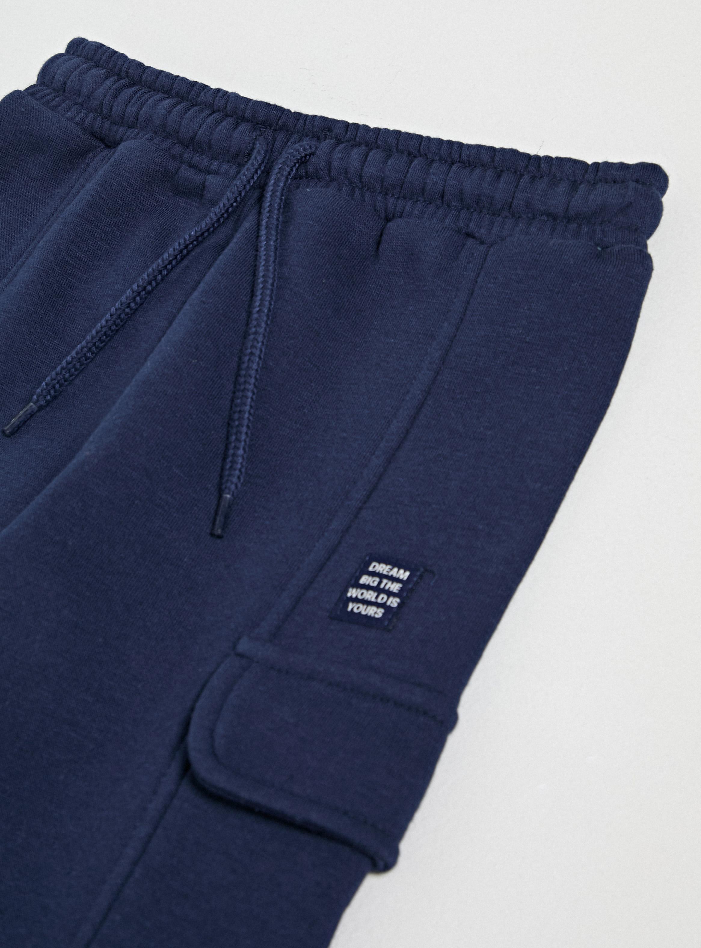 Pantalón Moda con Corte y Bolsillos Niño-3