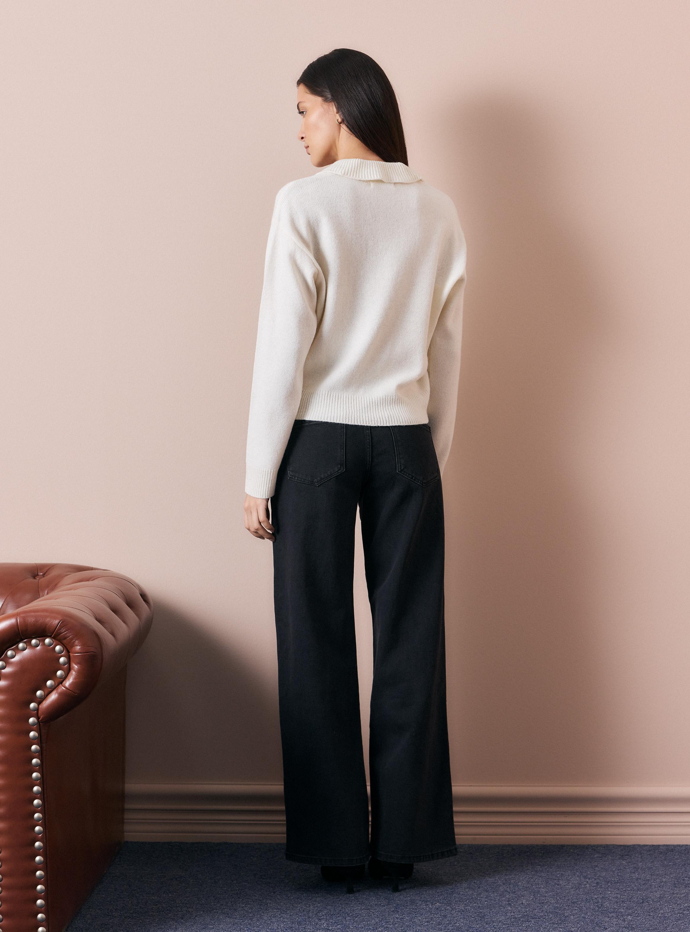 Sweater Cuello Polo Contiene Lana Merino-5