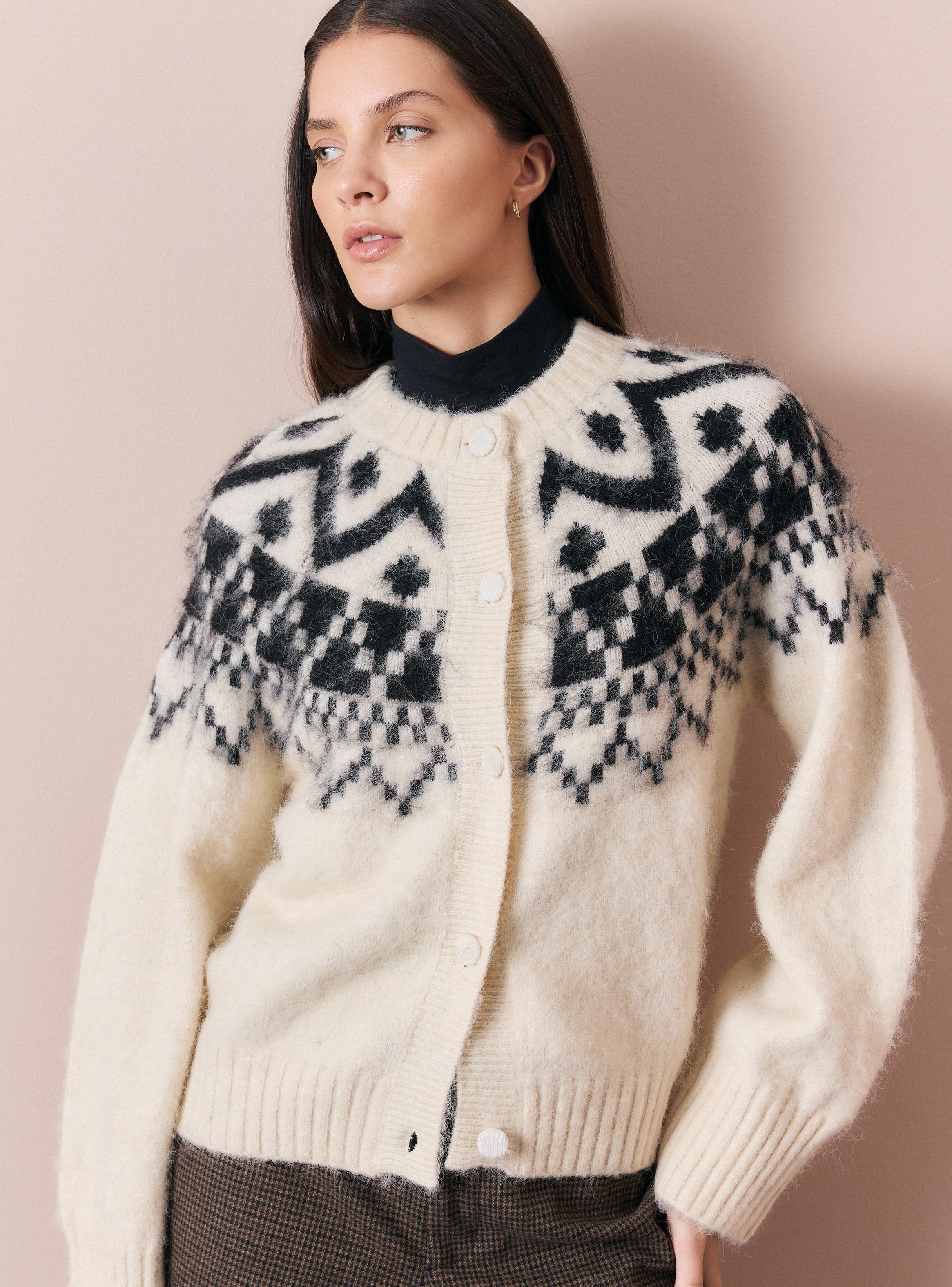 Cardigan Diseño Nórdico Contiene Lana-3