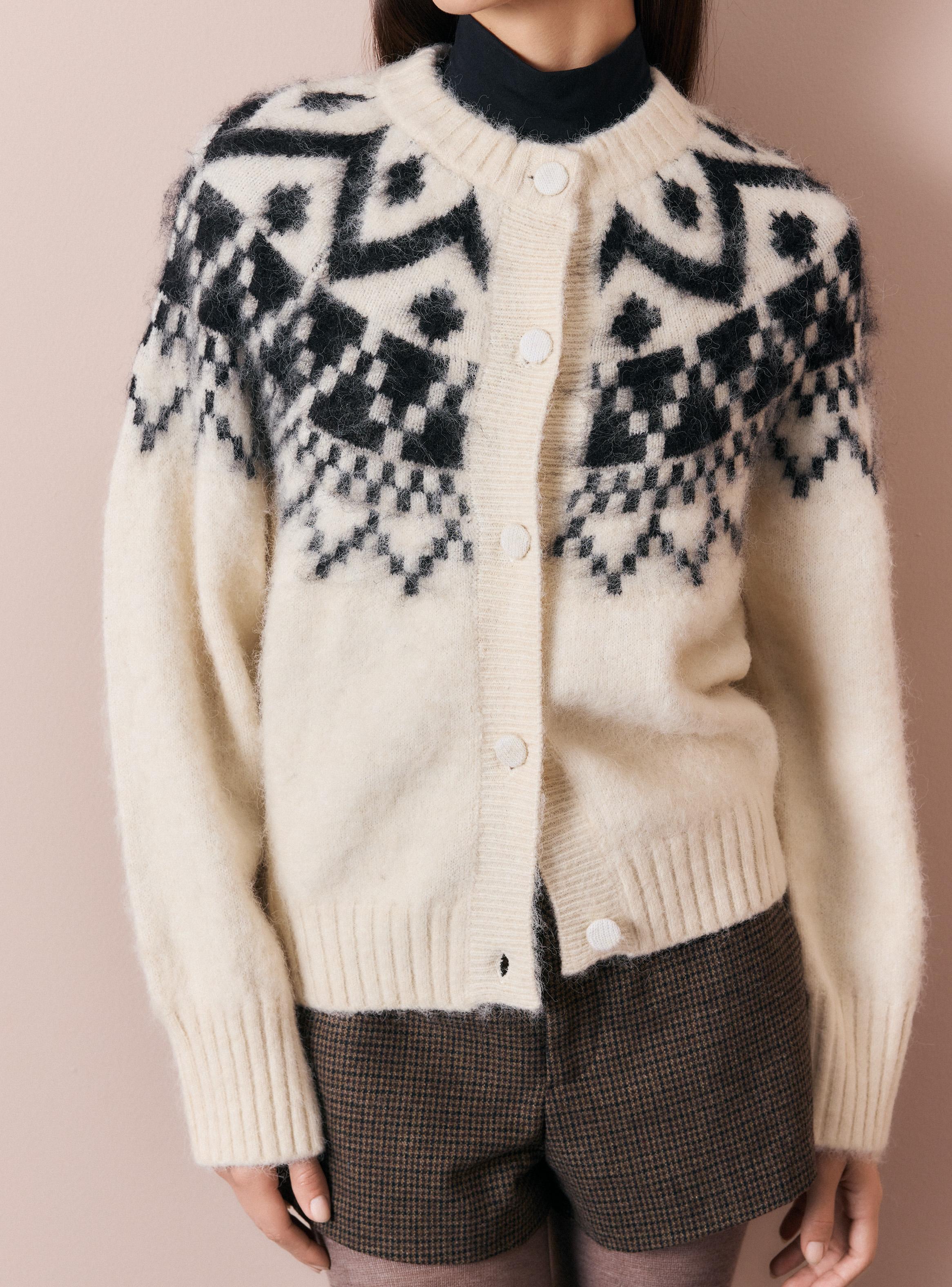 Cardigan Diseño Nórdico Contiene Lana-2