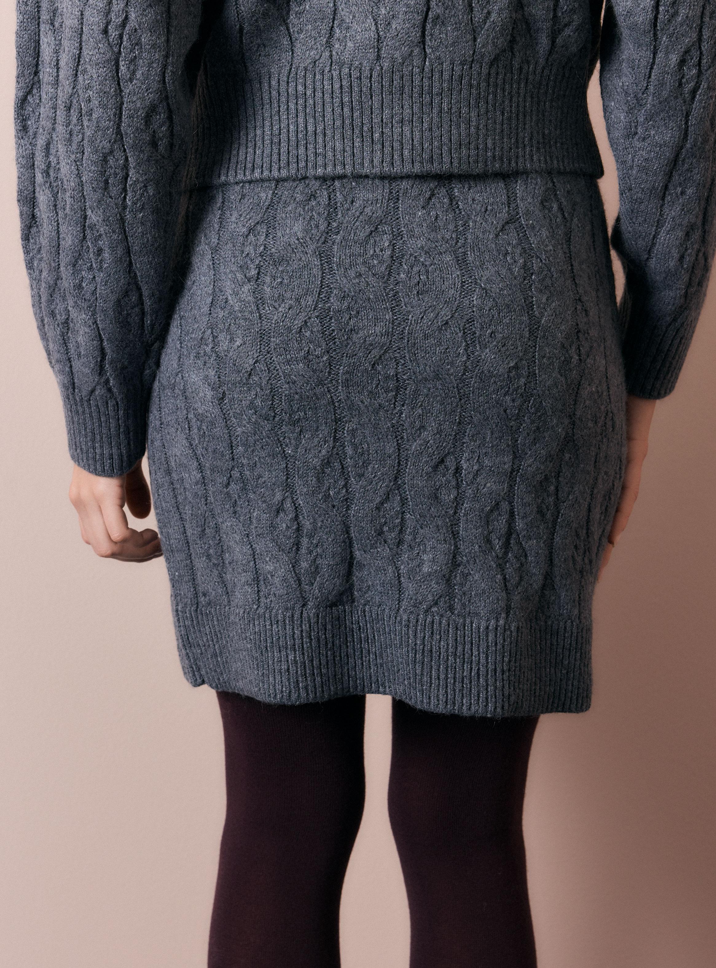 Falda Mini Trenzada-3