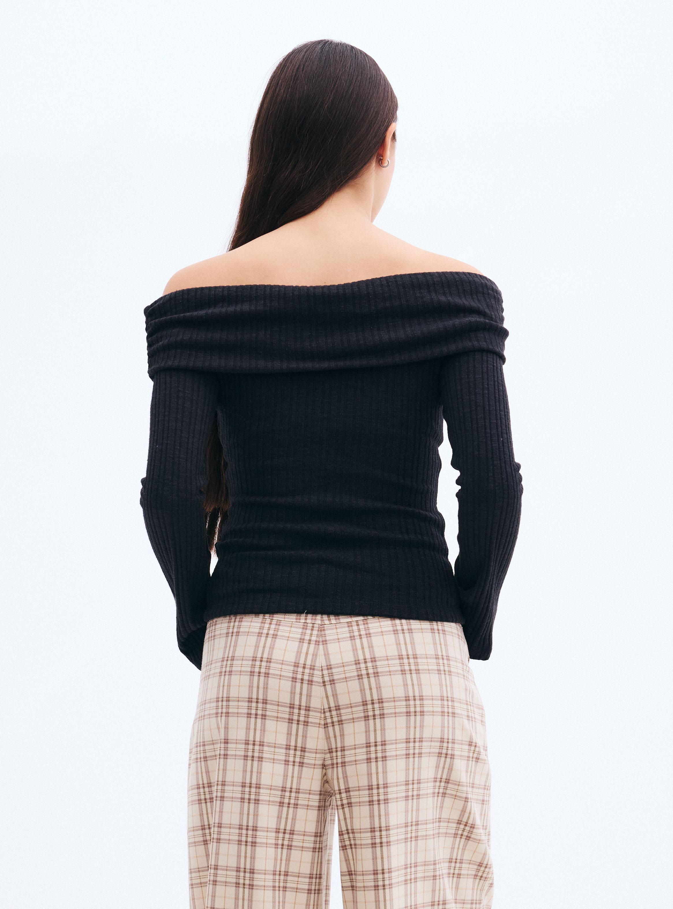 Polera Off Shoulder Manga Larga-1