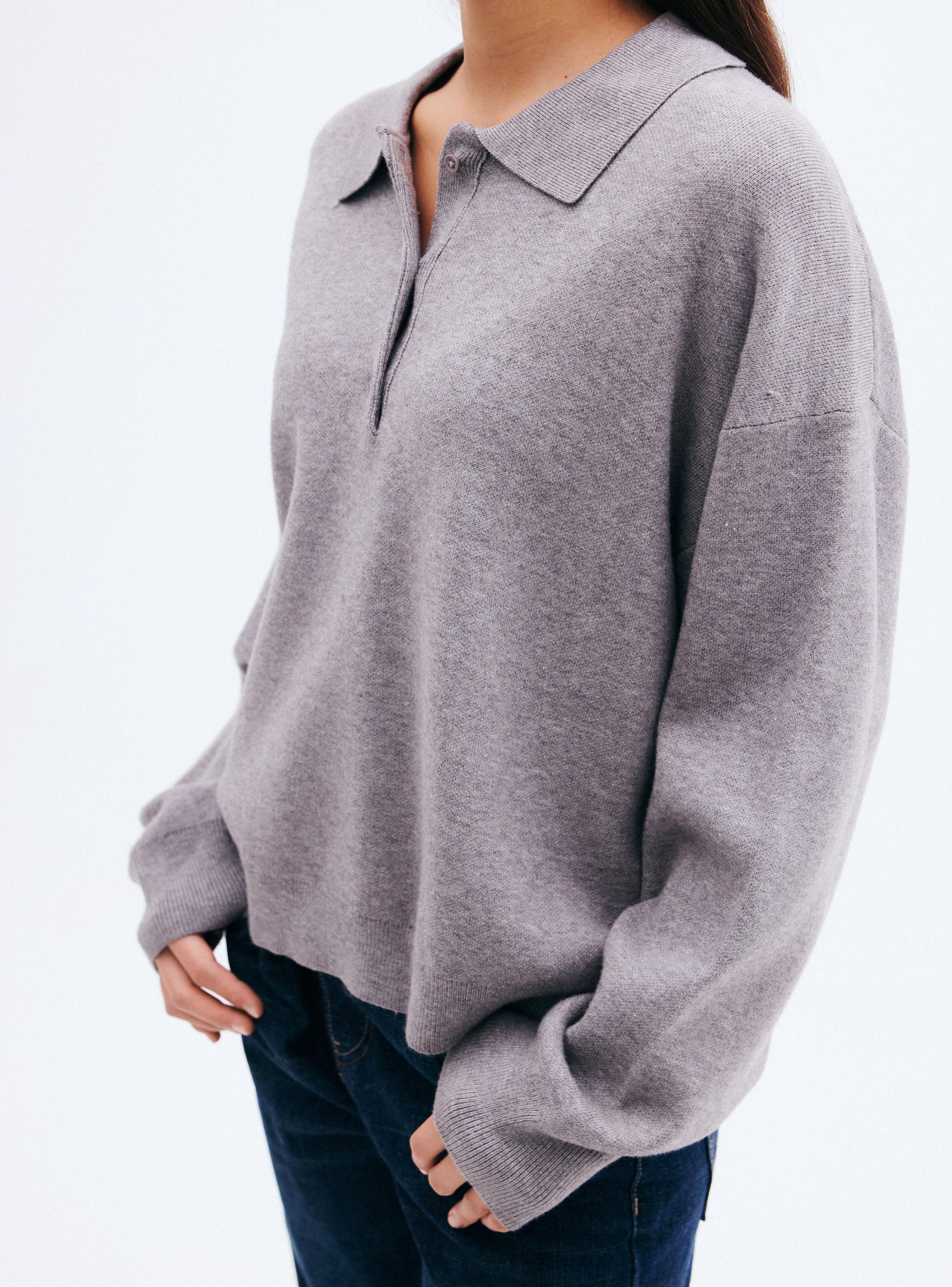 Sweater Cuello Polo Oversize-3