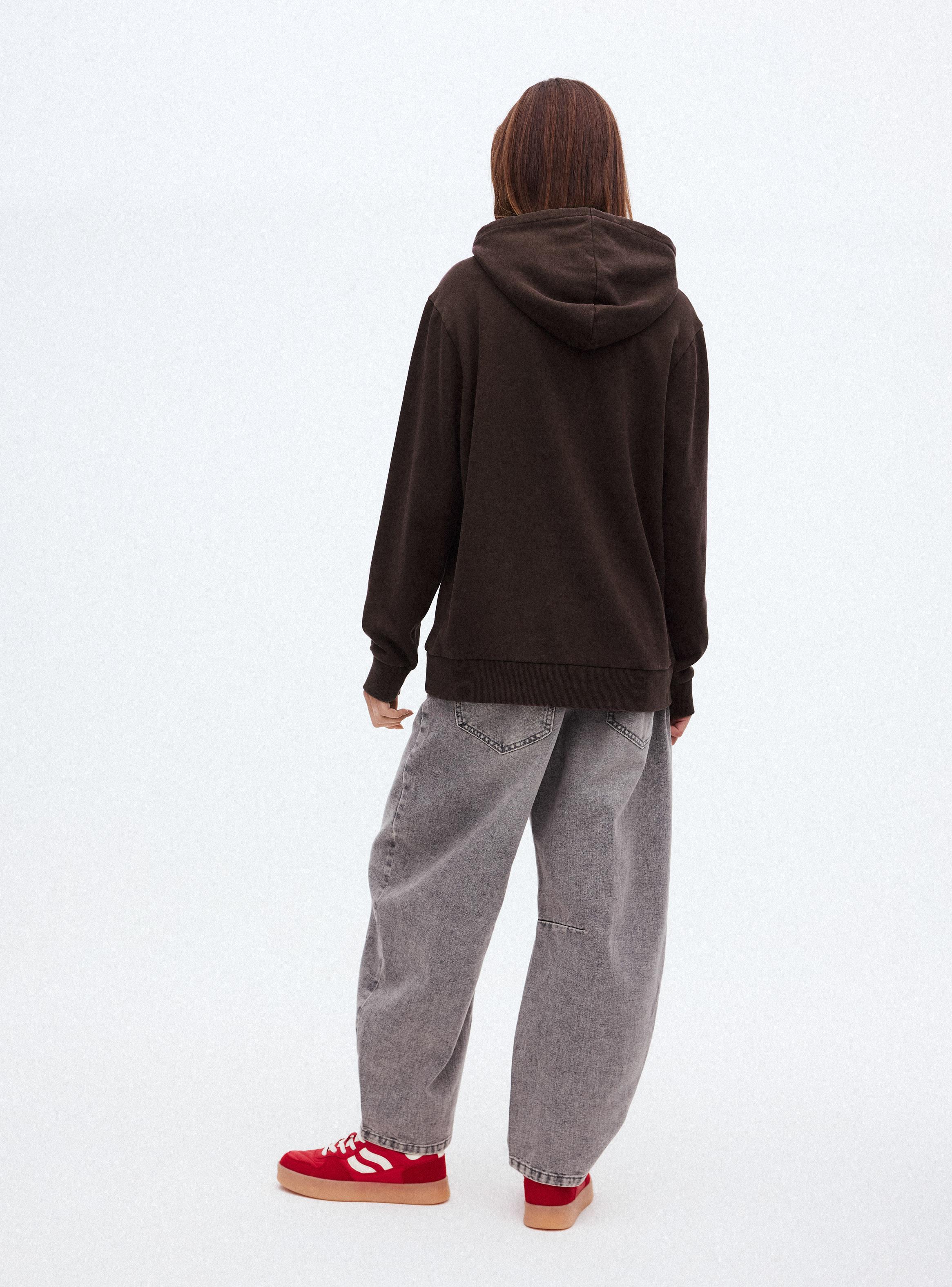 Polerón Oversize con Capucha y Estampado Pluto-5