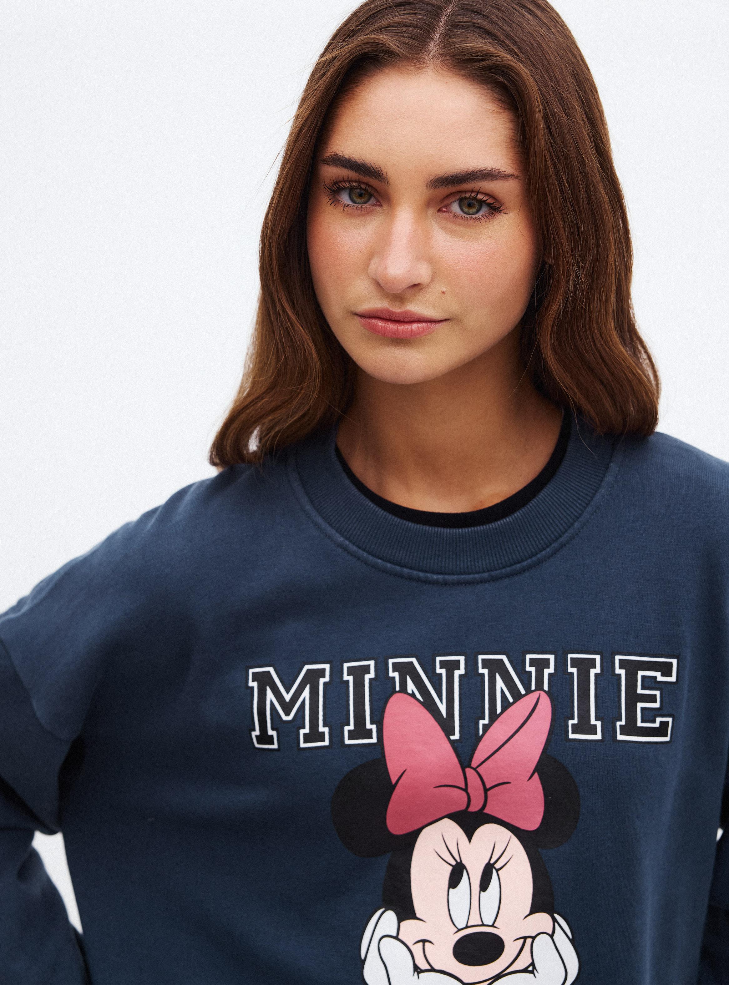 Polerón Minnie Mouse Oversize Cuello Redondo-2