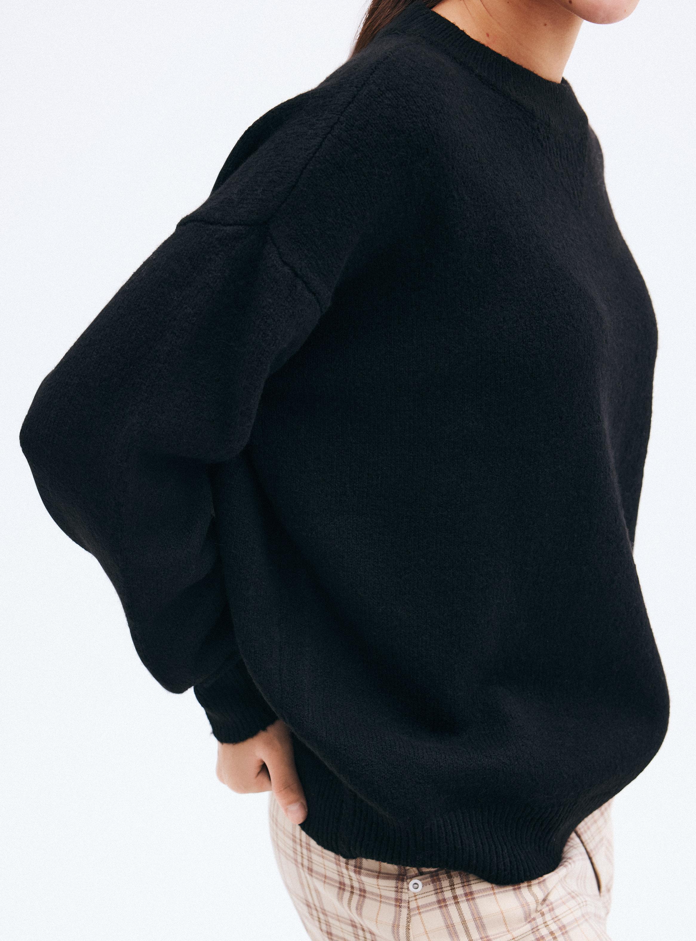 Sweater Oversize Cuello Redondo-3
