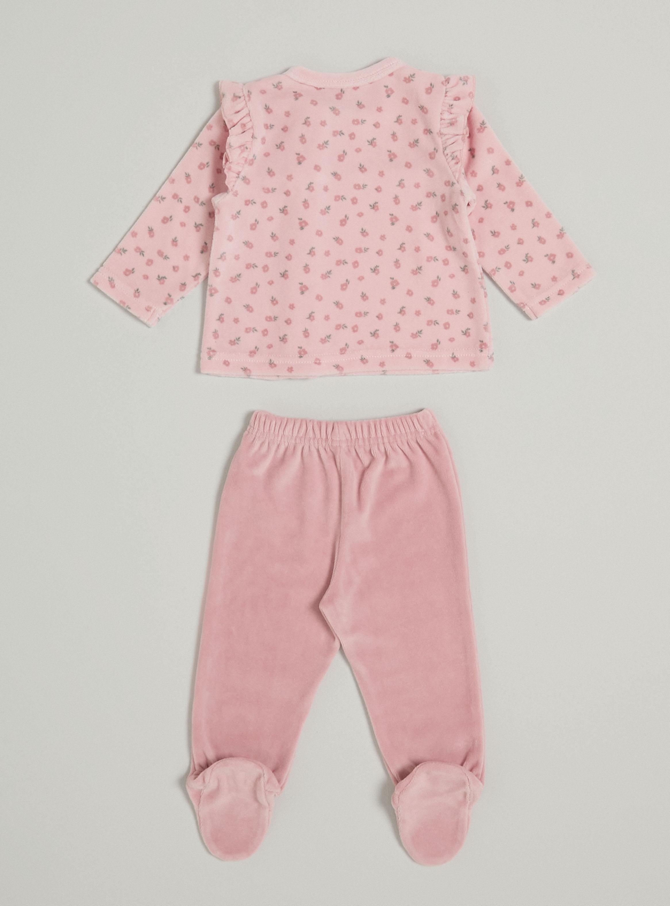 Conjunto con Estampado Mini y Vuelo Hombros-2