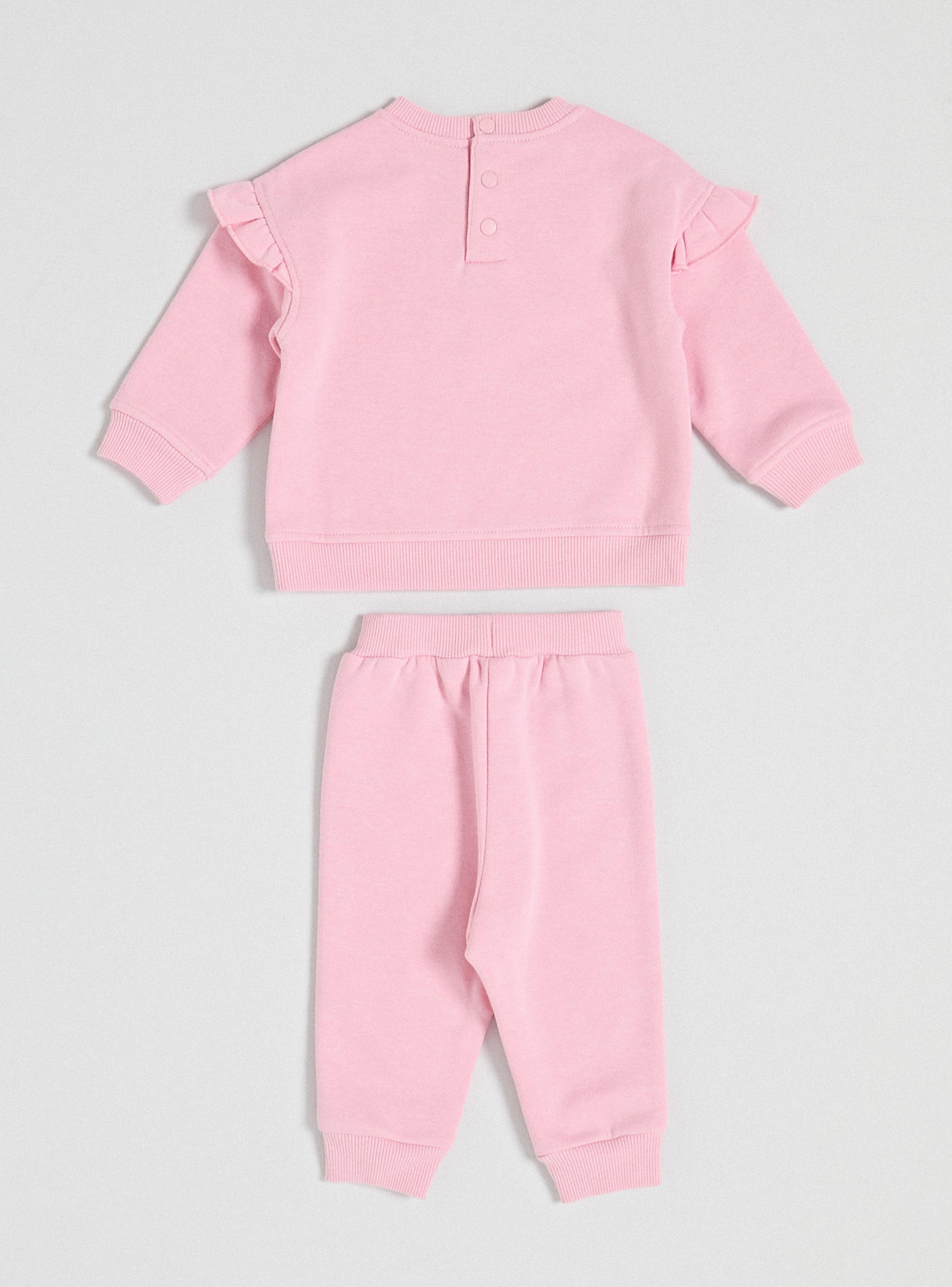 Conjunto con Vuelos en Mangas y Estampado Focal-2