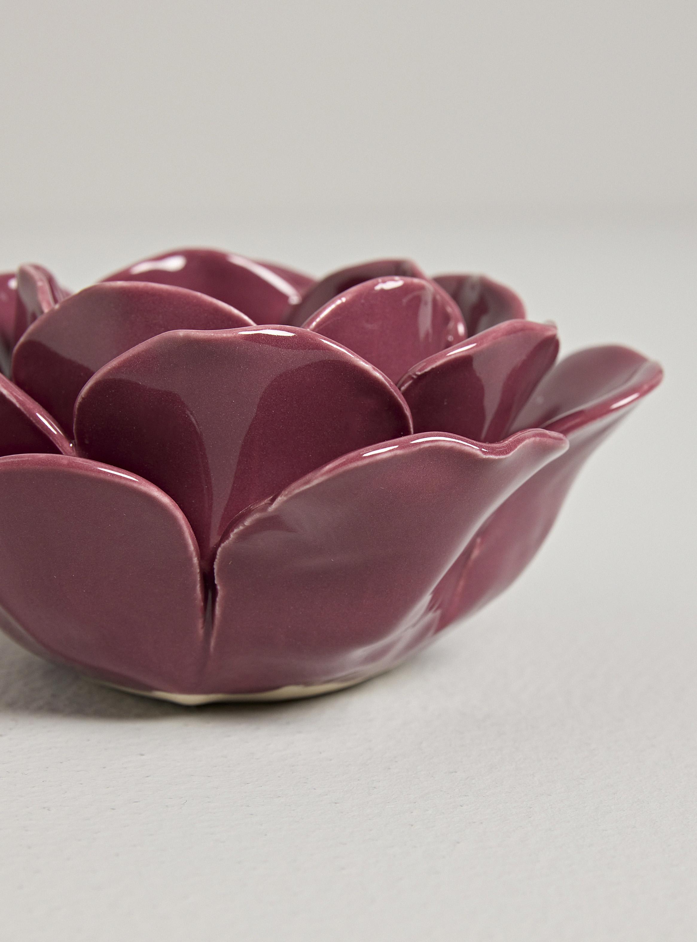 Flor Decorativa Cerámica 2-2