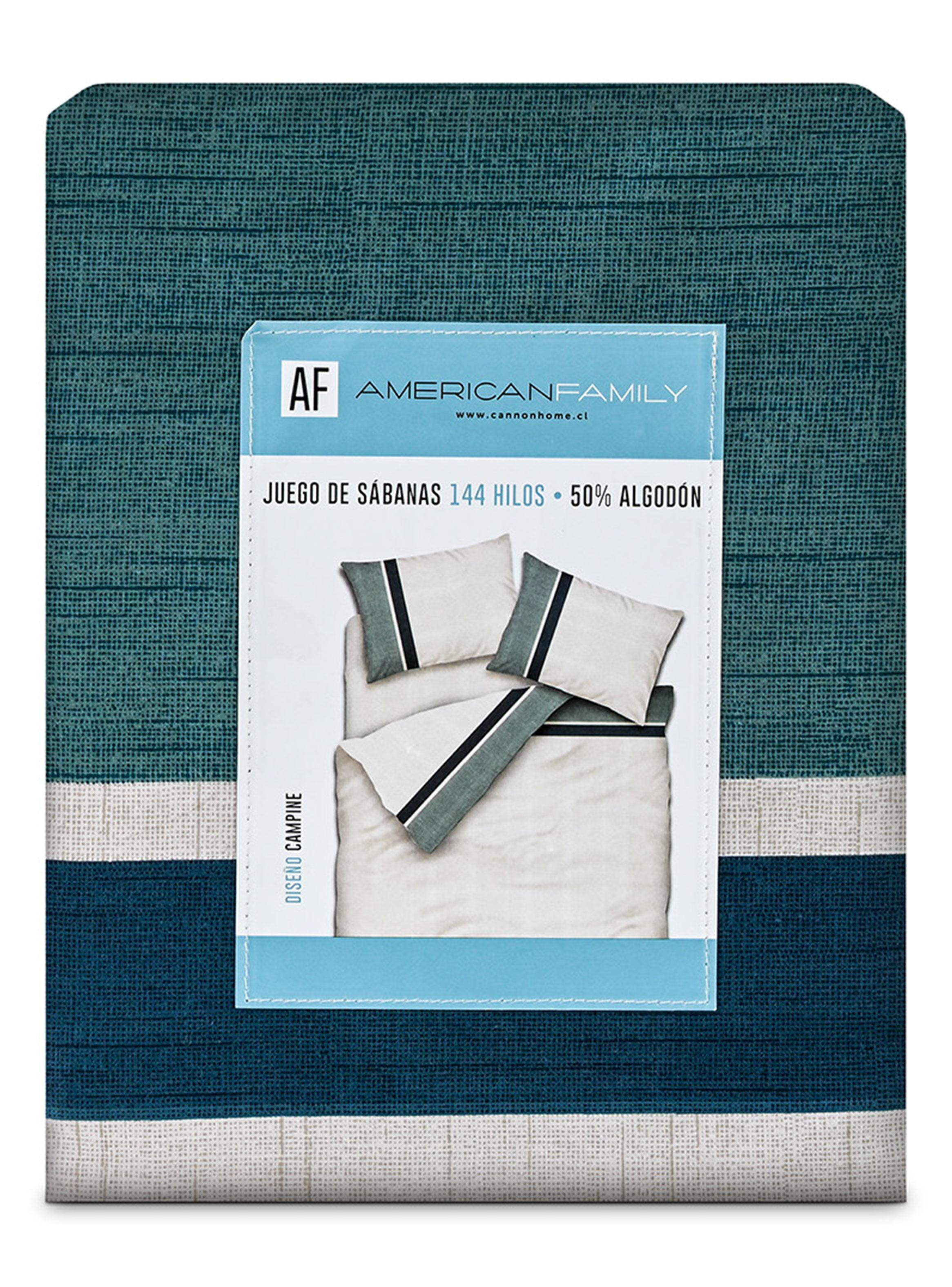 Sábanas 1.5 Plazas 144 Hilos Campine-3