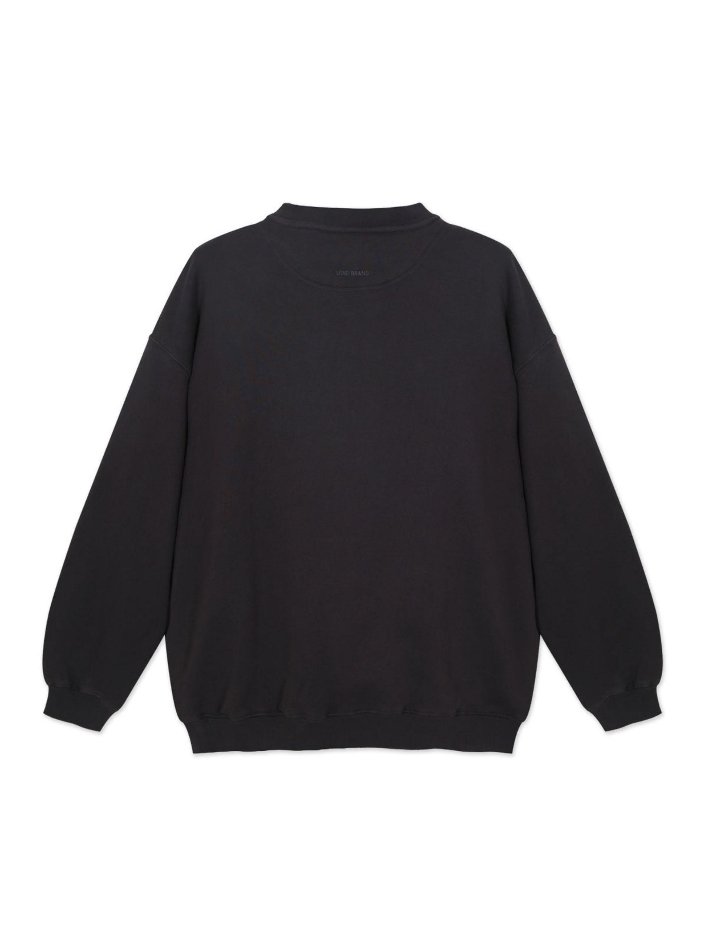 Polerón Charcoal Crewneck Brand-2