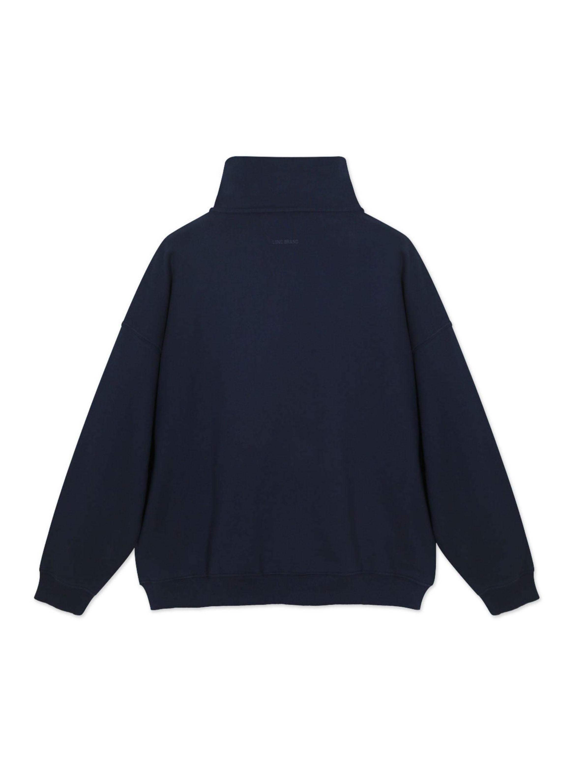 Polerón Navy Mock Neck Lb-2