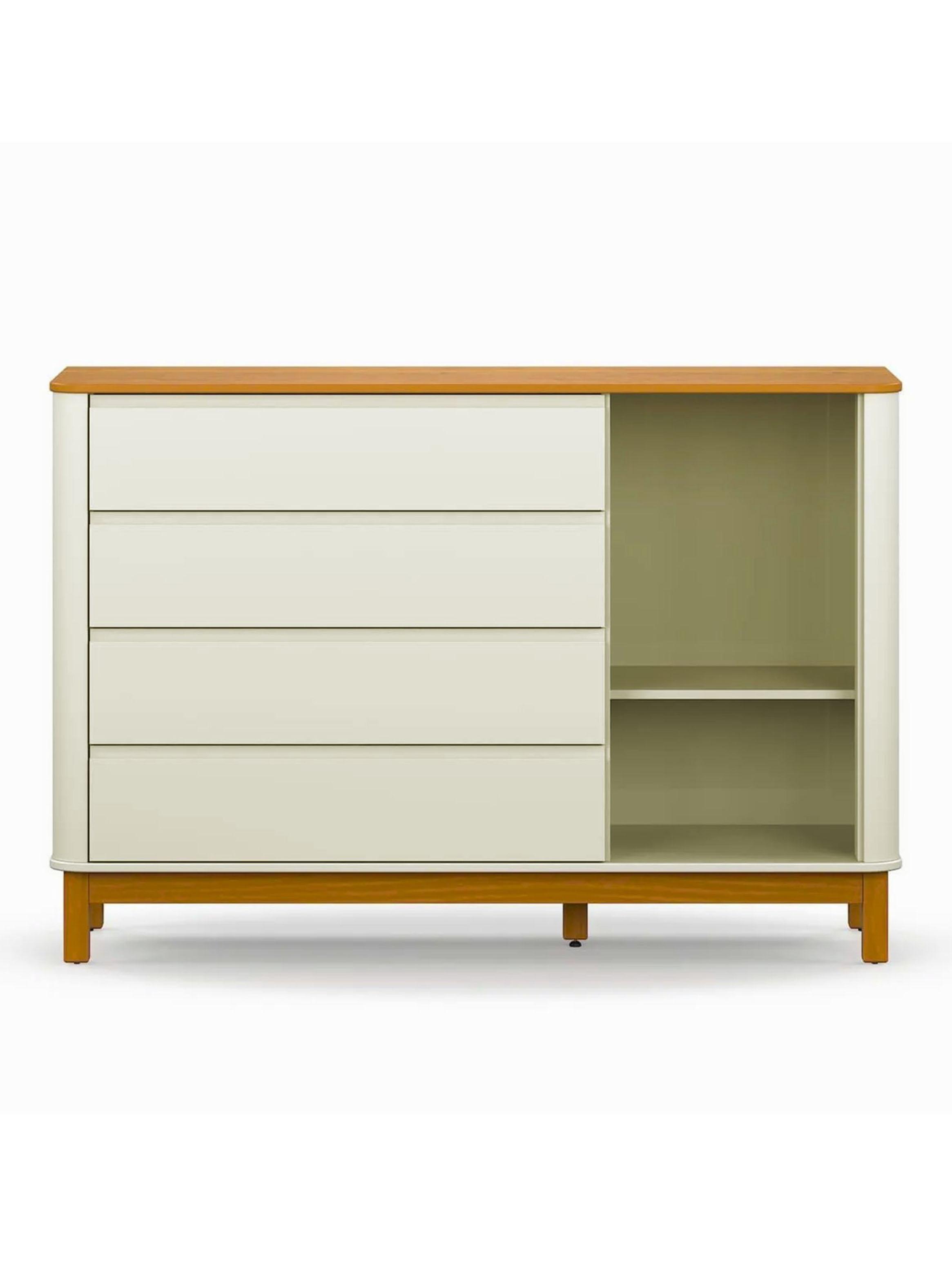 Cómoda Flow Puerta Beige Ecowood-2