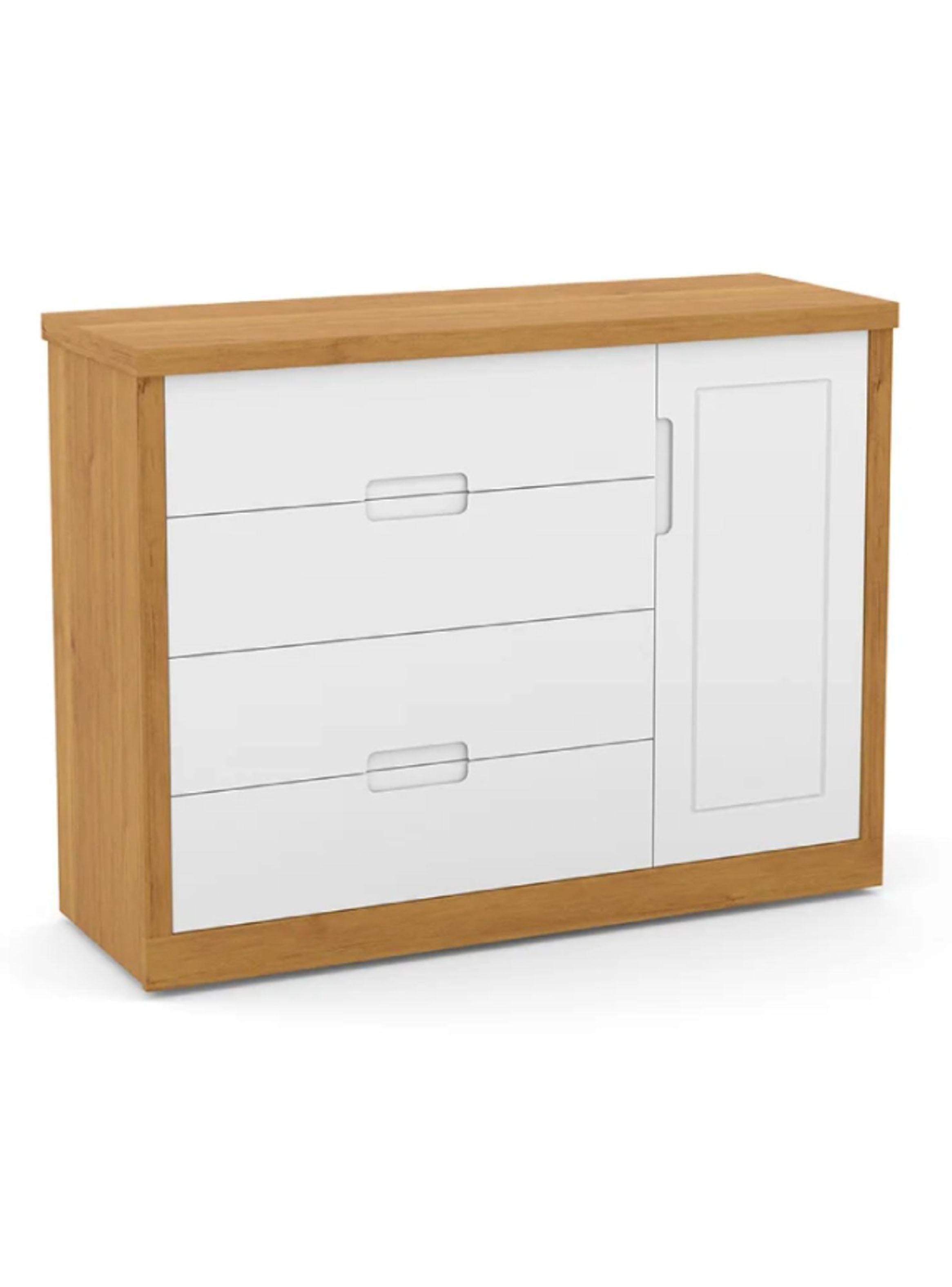 Cómoda Tutto Puerta Blanco Caramelo-3