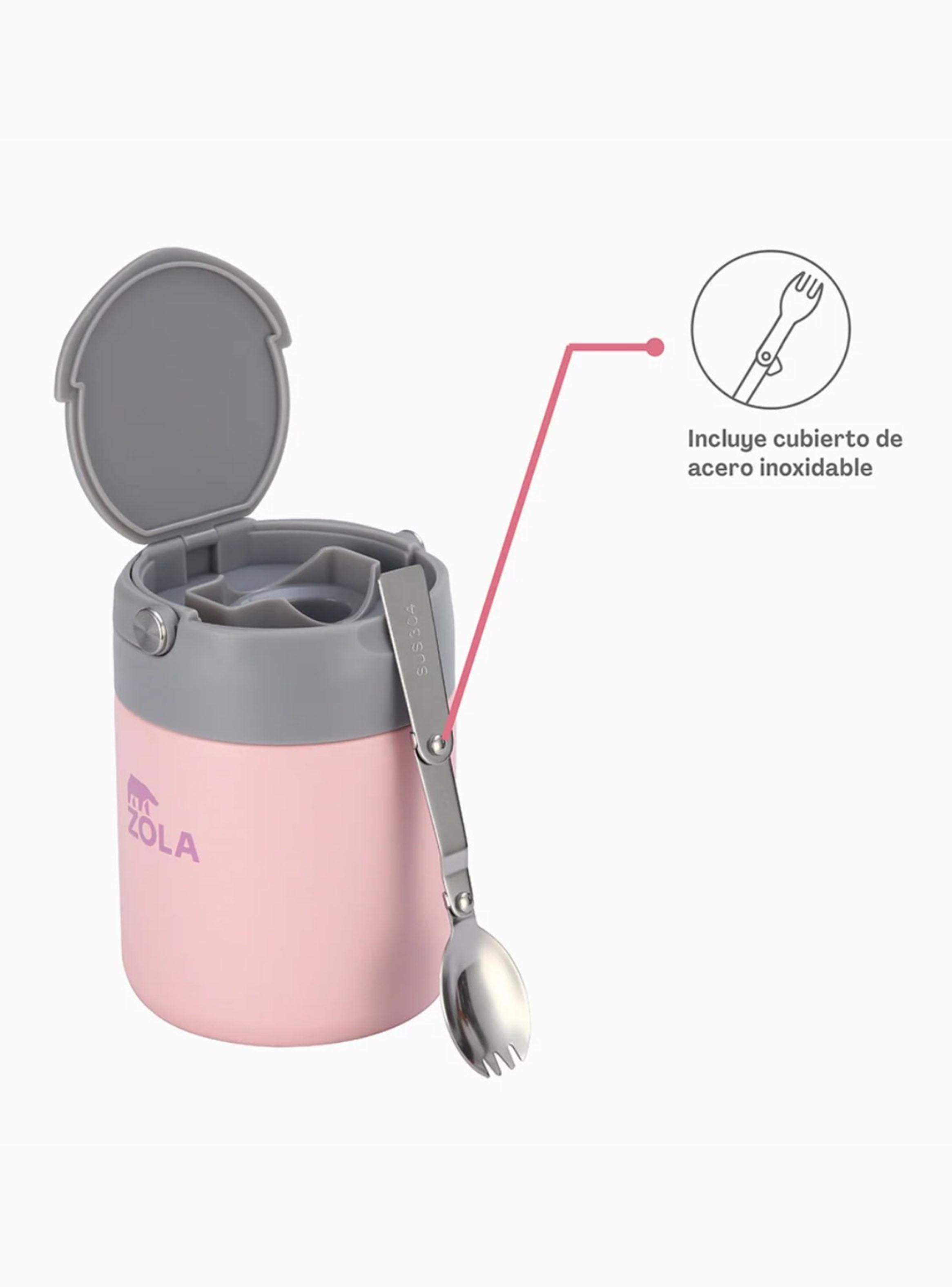 Termo Comida 600 Ml Rosado-3