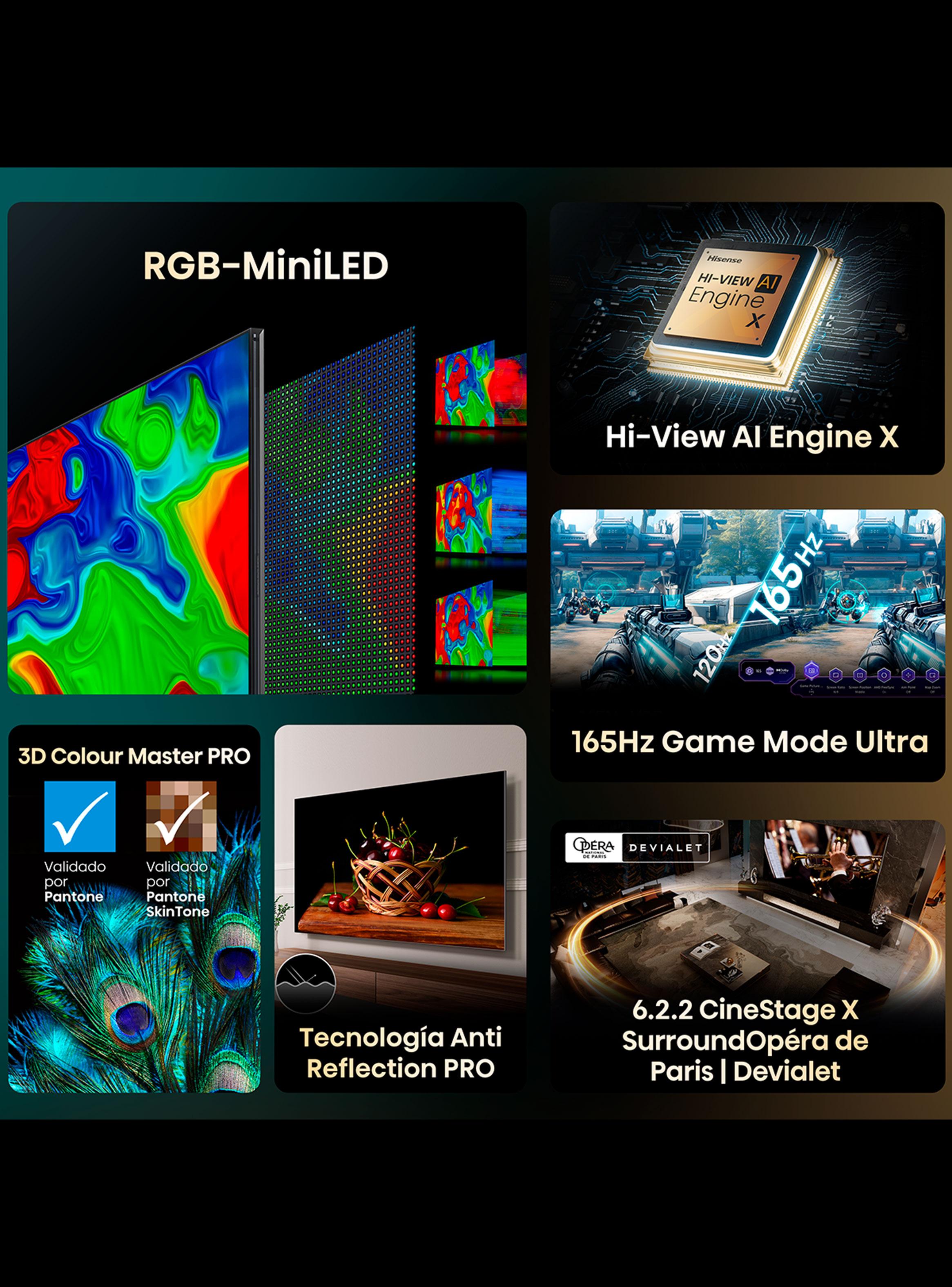 Mini LED Smart TV 116'' 4K UHD 116UX 165Hz Google TV-3