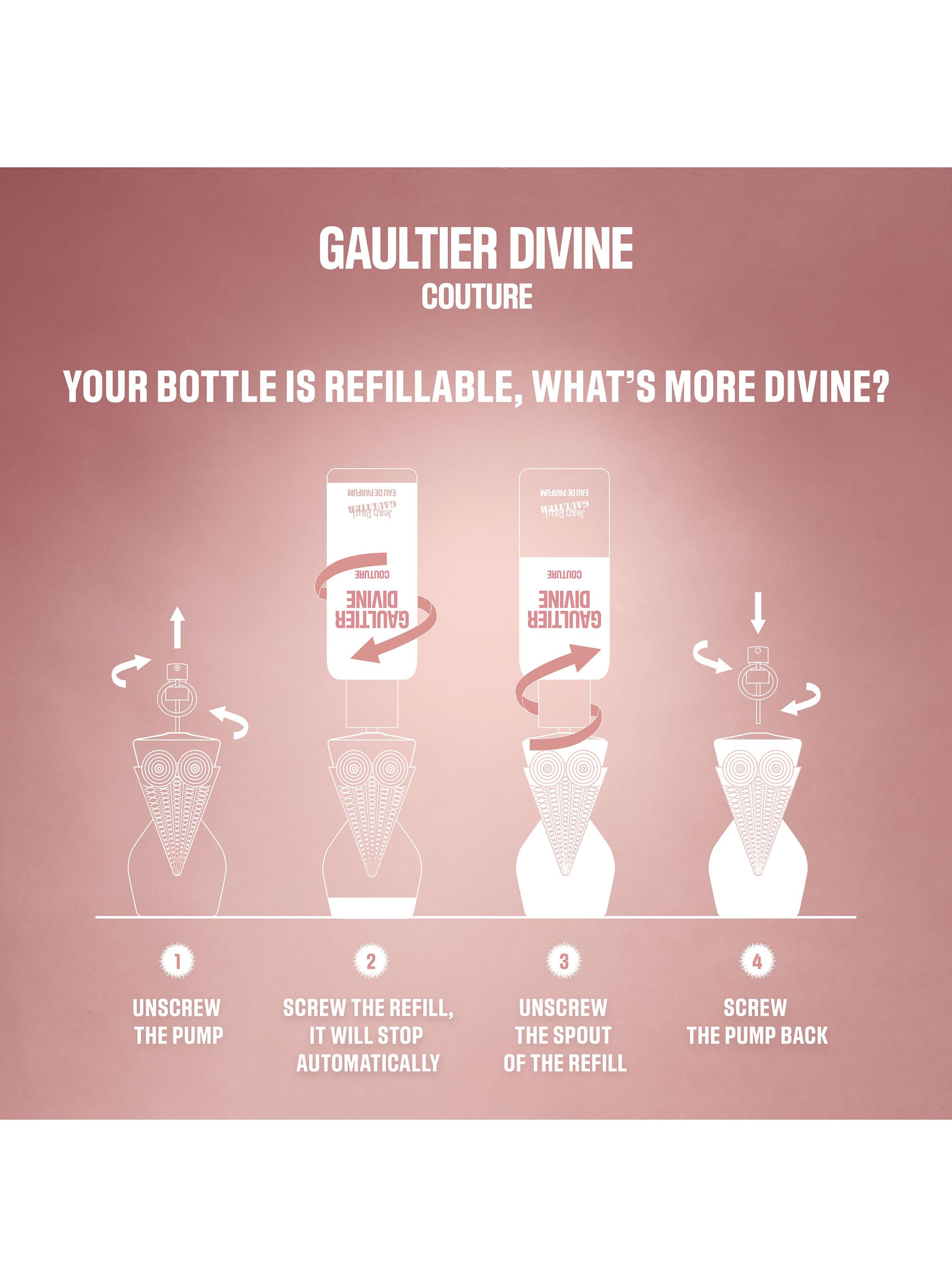 Perfume Gaultier Divine Couture EDP Mujer Refill 200 Jean Paul Gaultier ml-5