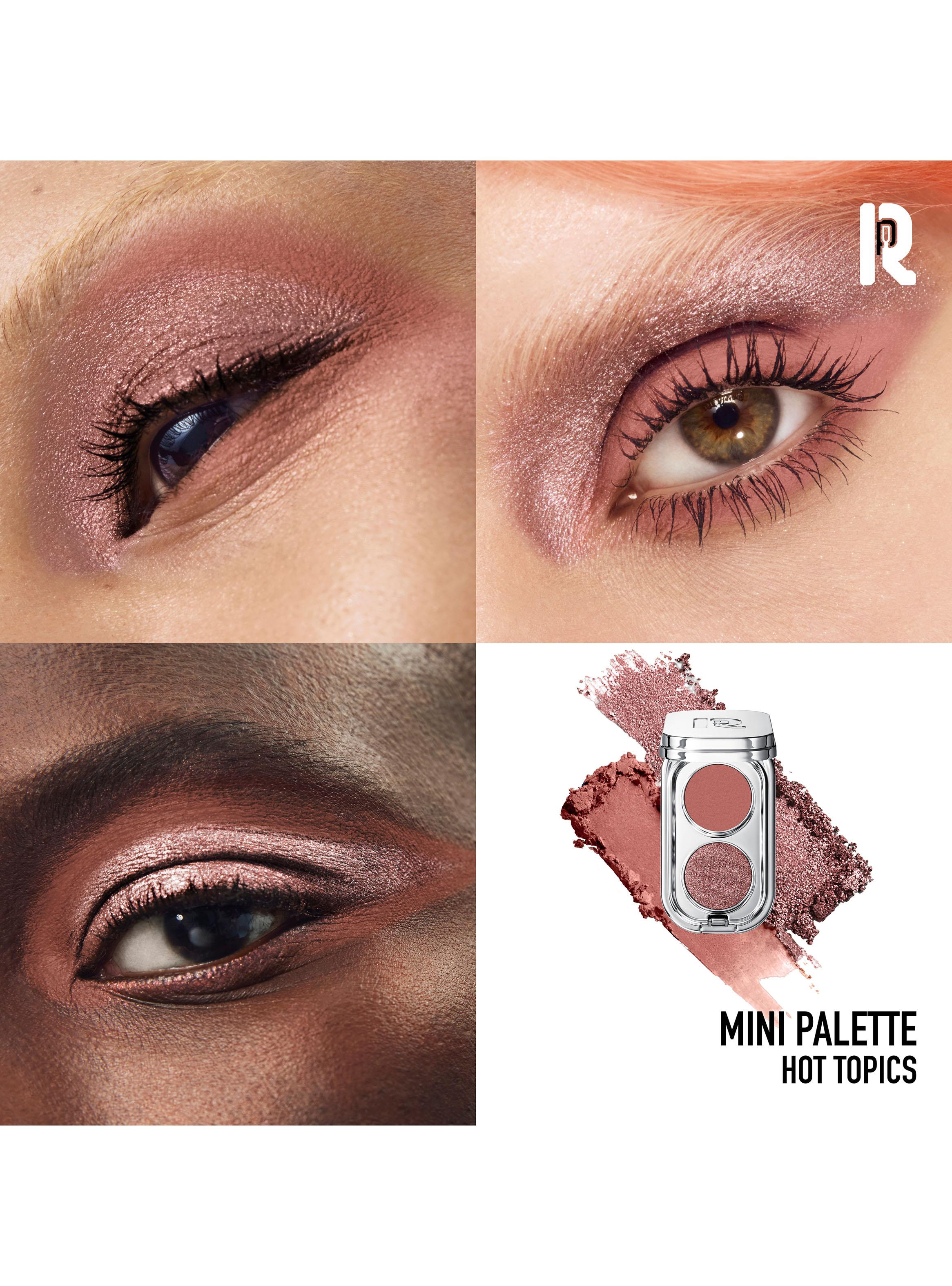 Mini Palette Eyeshadow Duo Palette Hot Topics 1.8g-2