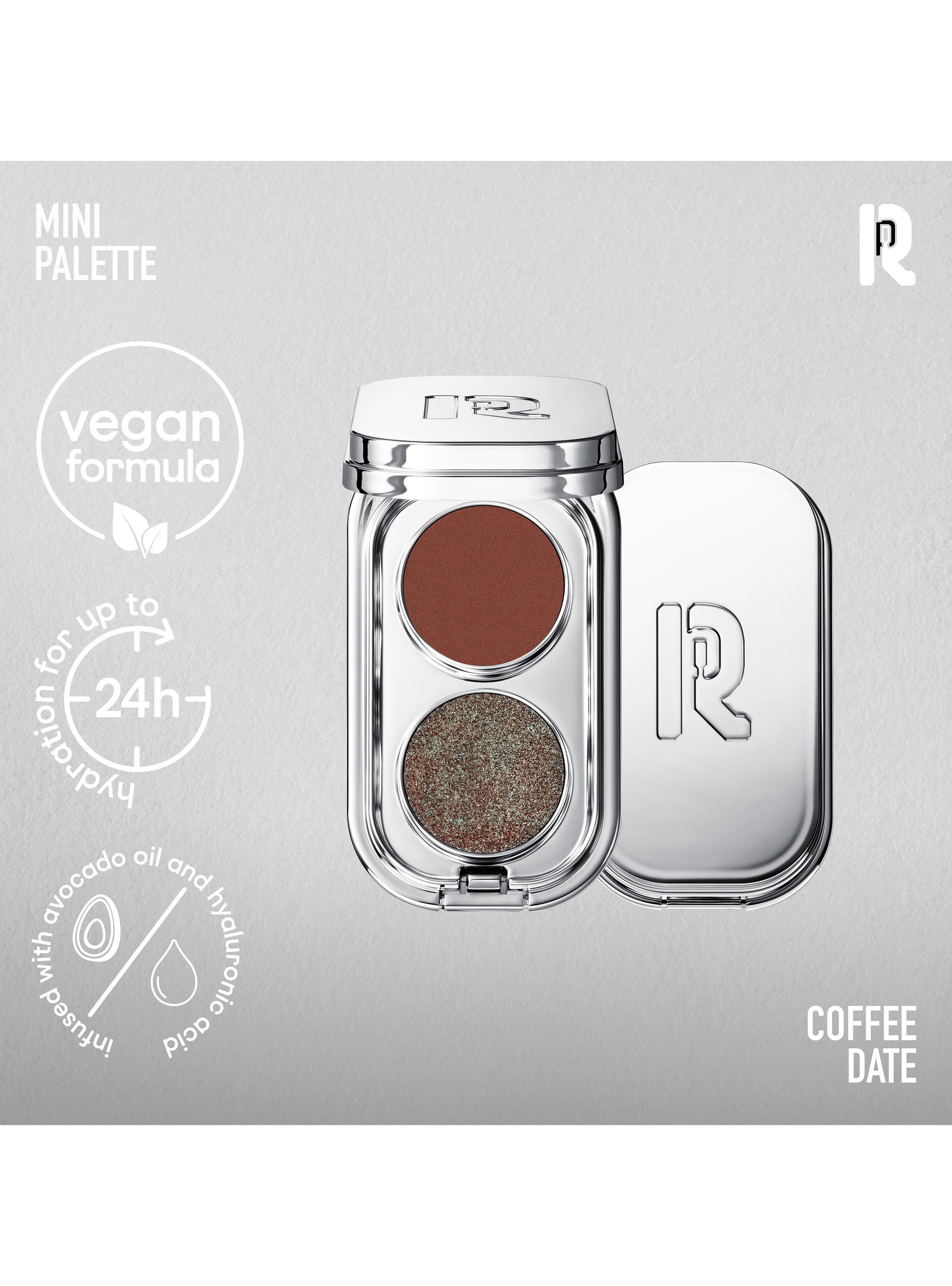 Mini Palette Eyeshadow Duo Palette Coffee Date-4