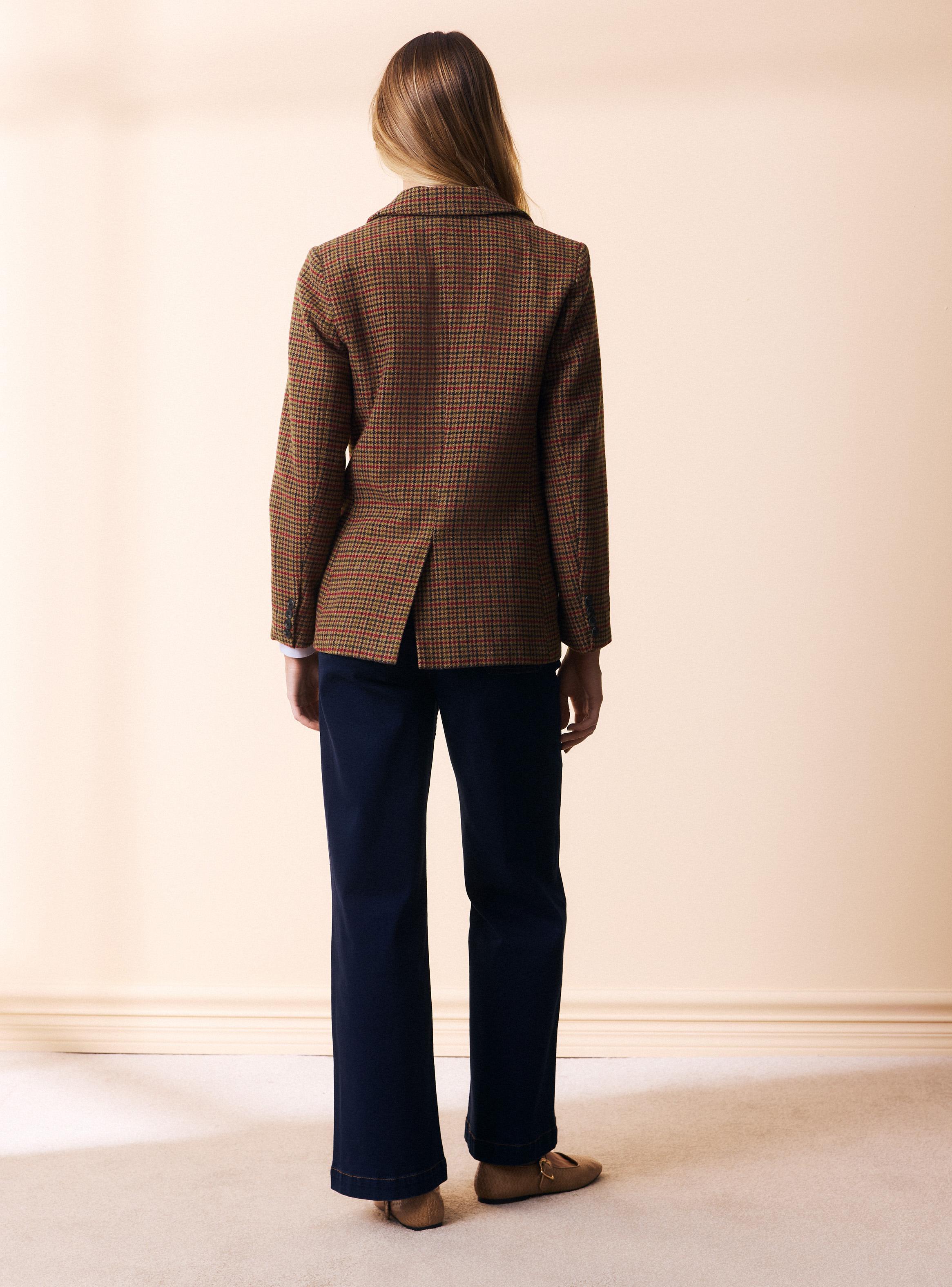Blazer Cuadrillé con Doble Abotonadura-5