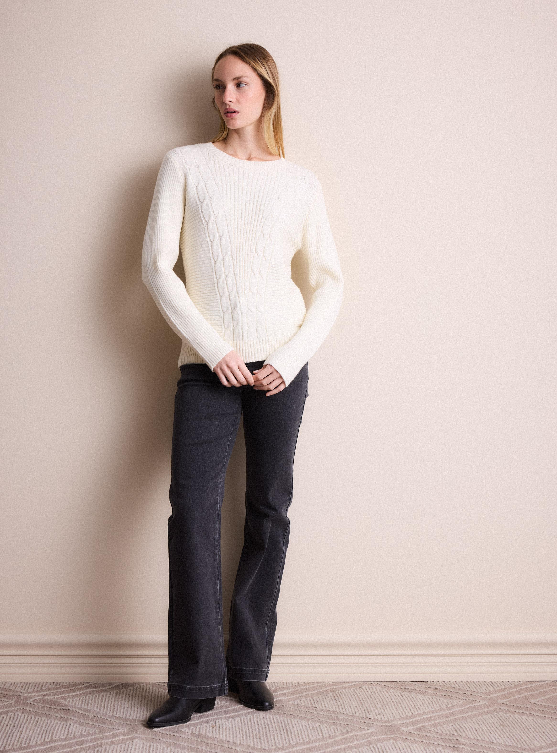 Sweater Trenzado Básico-4