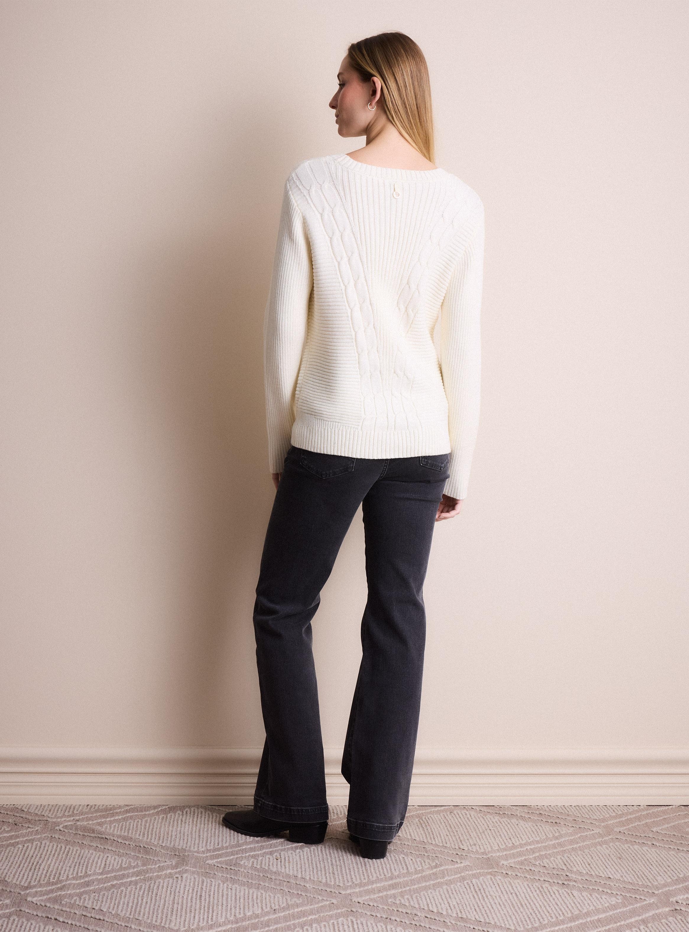 Sweater Trenzado Básico-5