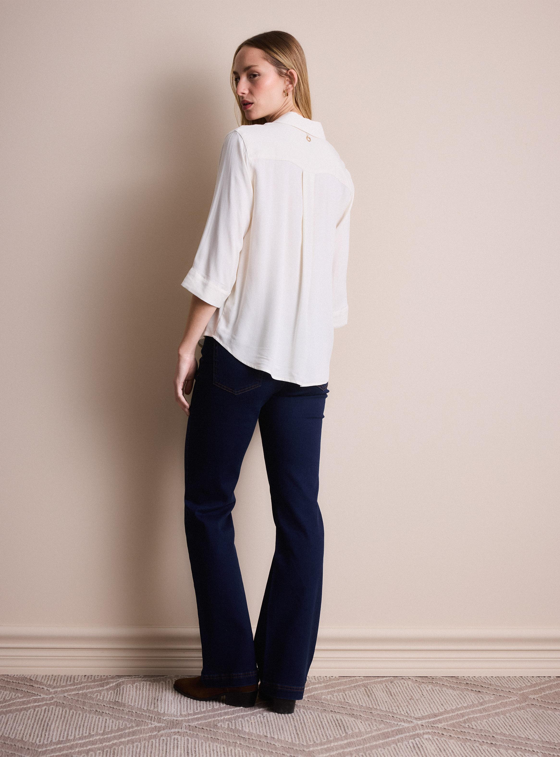 Blusa con Tabla en Escote-5