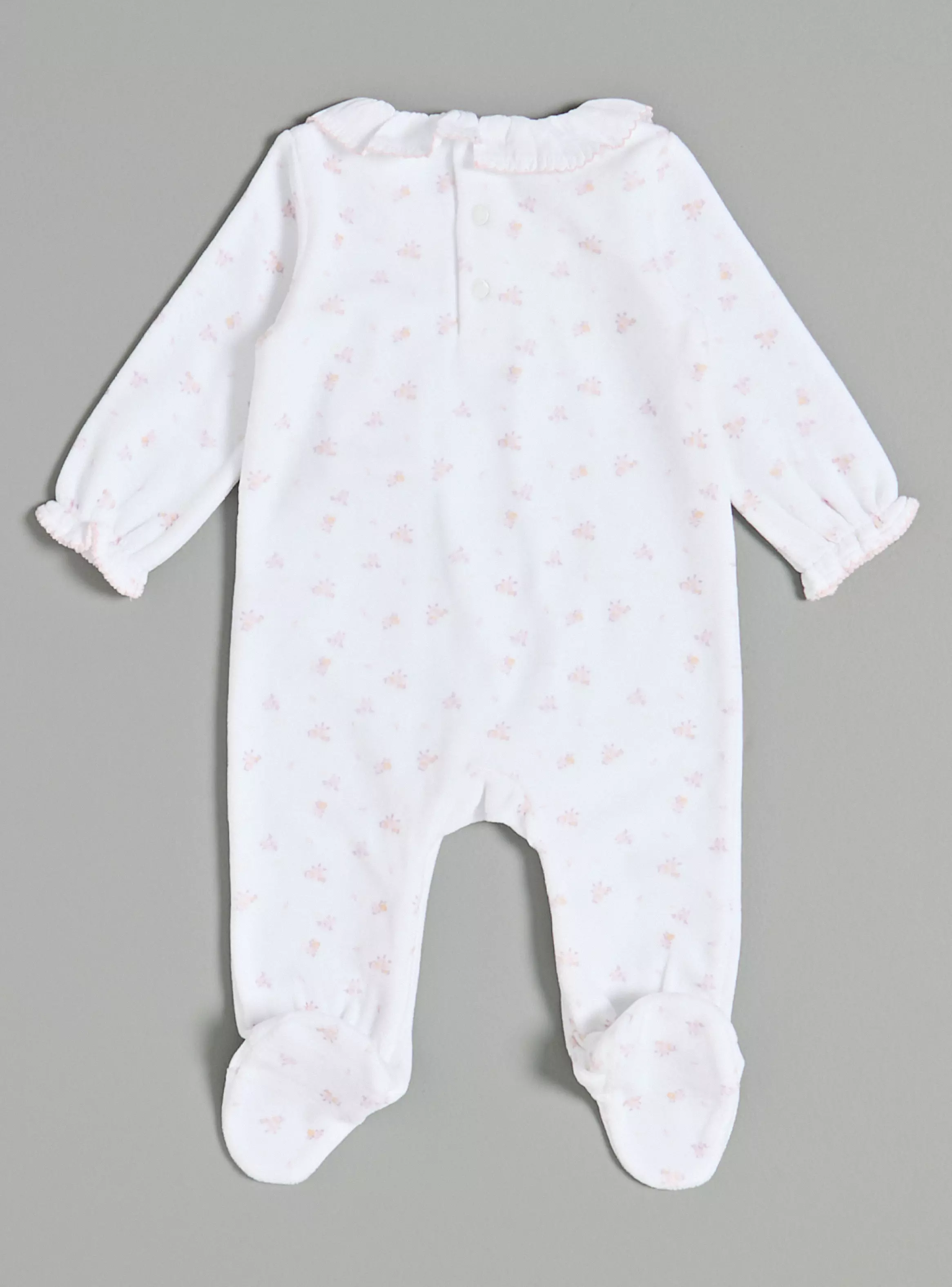 Osito Estampado Floral Cuello con Picueta-2