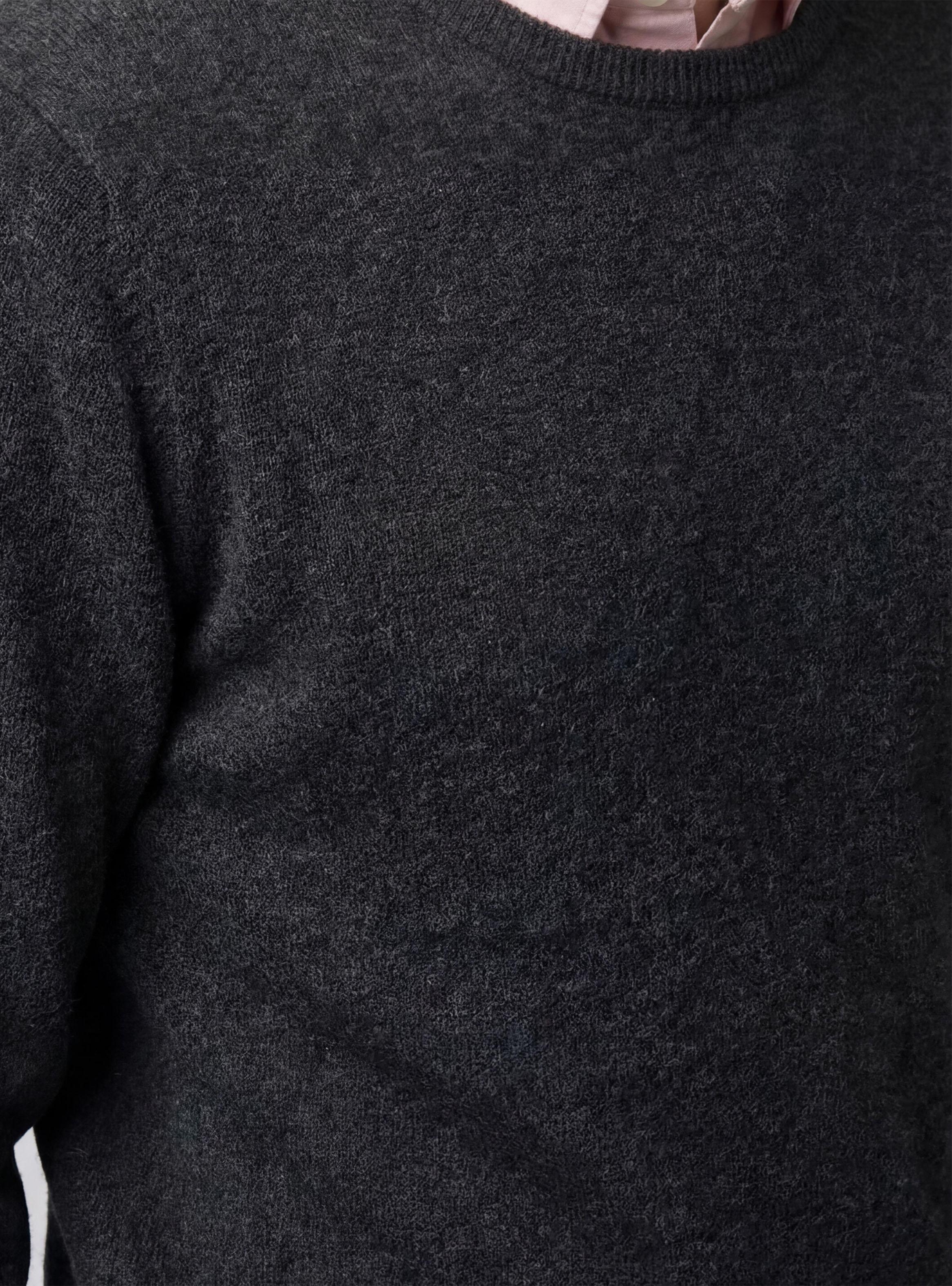 Sweater Liso Merino Cuello Redondo-2