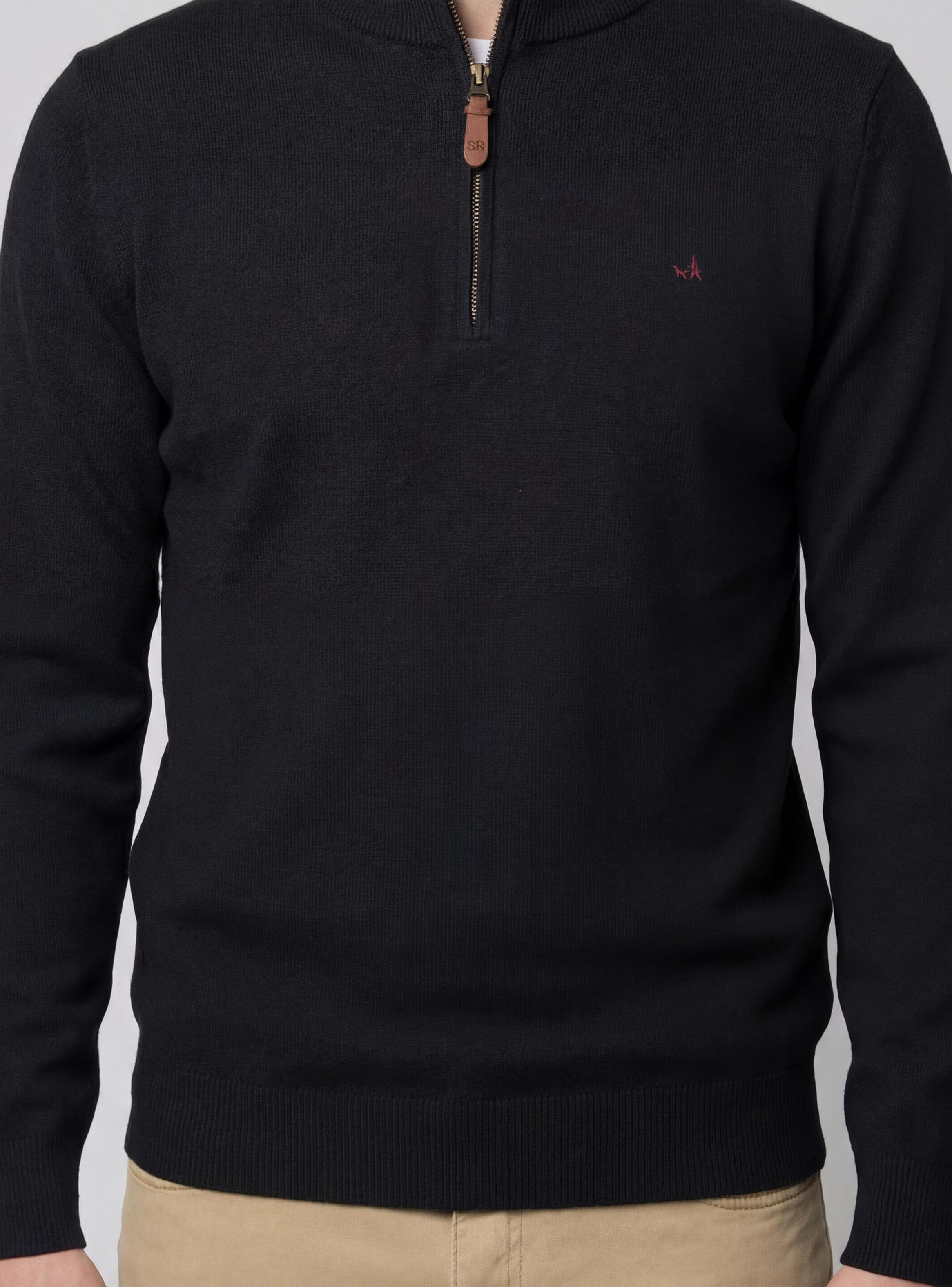 Sweater Medio Cierre Lana Merino-2