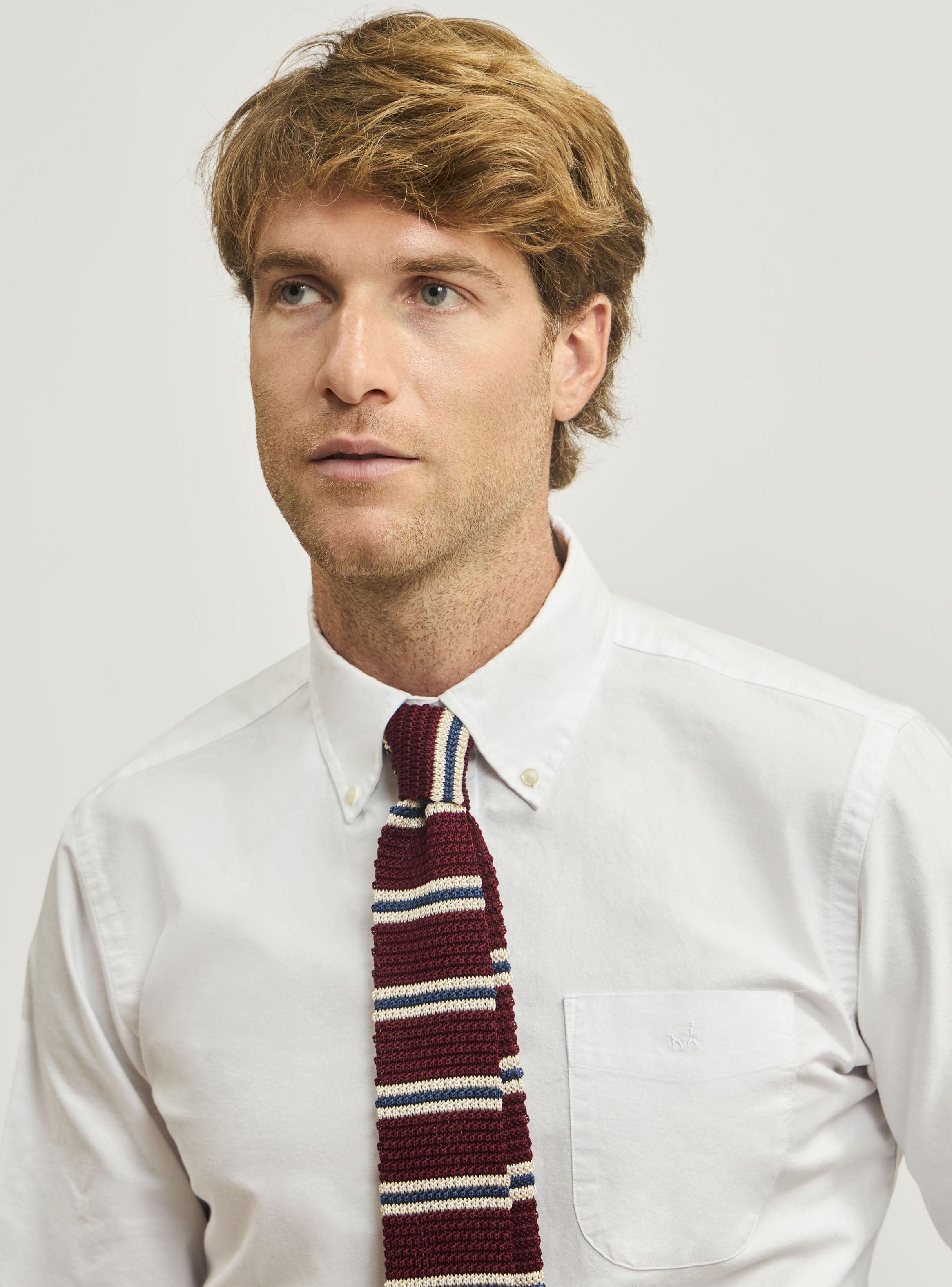 Camisa Manga Larga Oxford Bolsillo Algodón-2