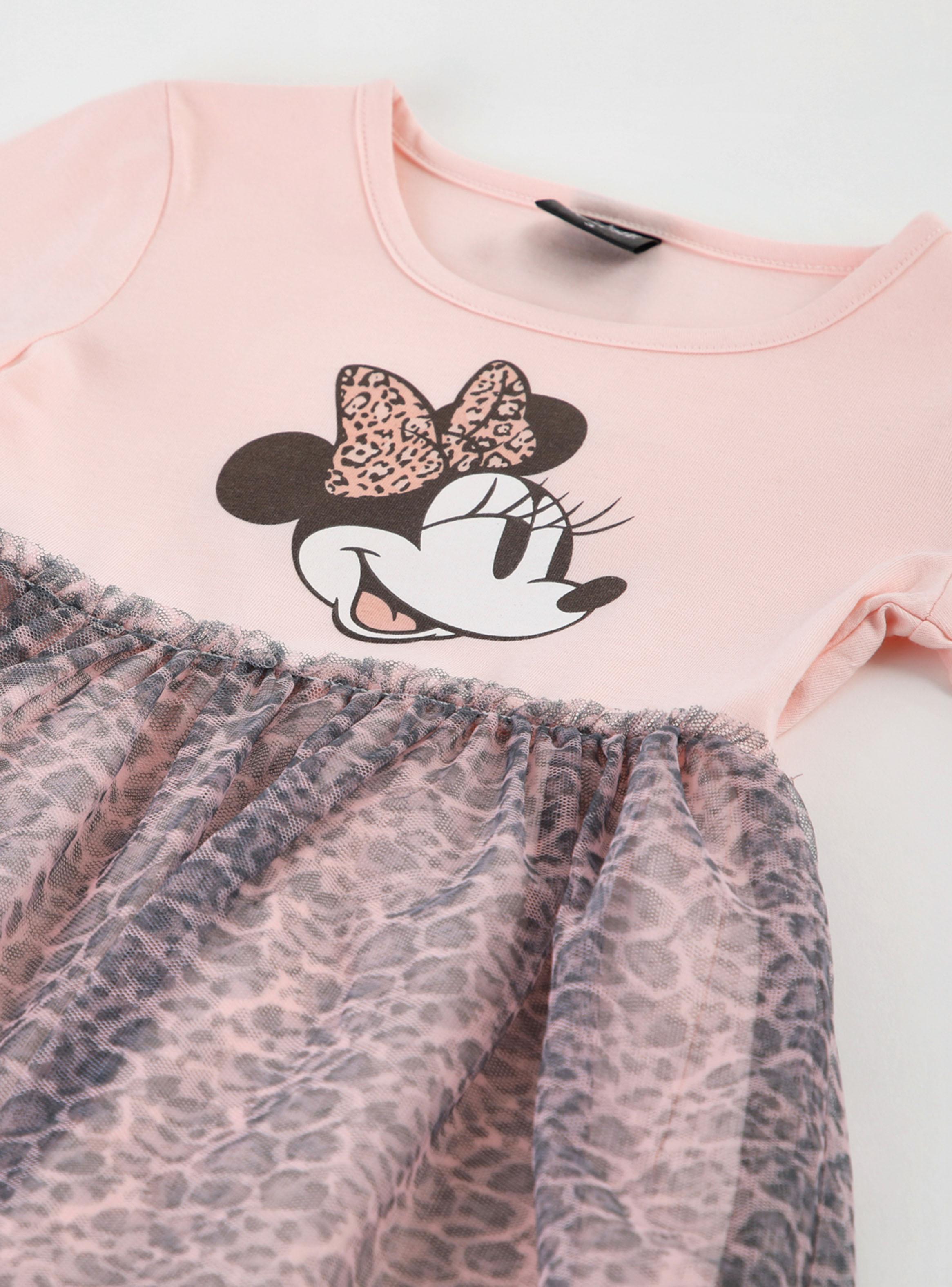 Vestido Minnie Toddlera con Tul Animal Print-2