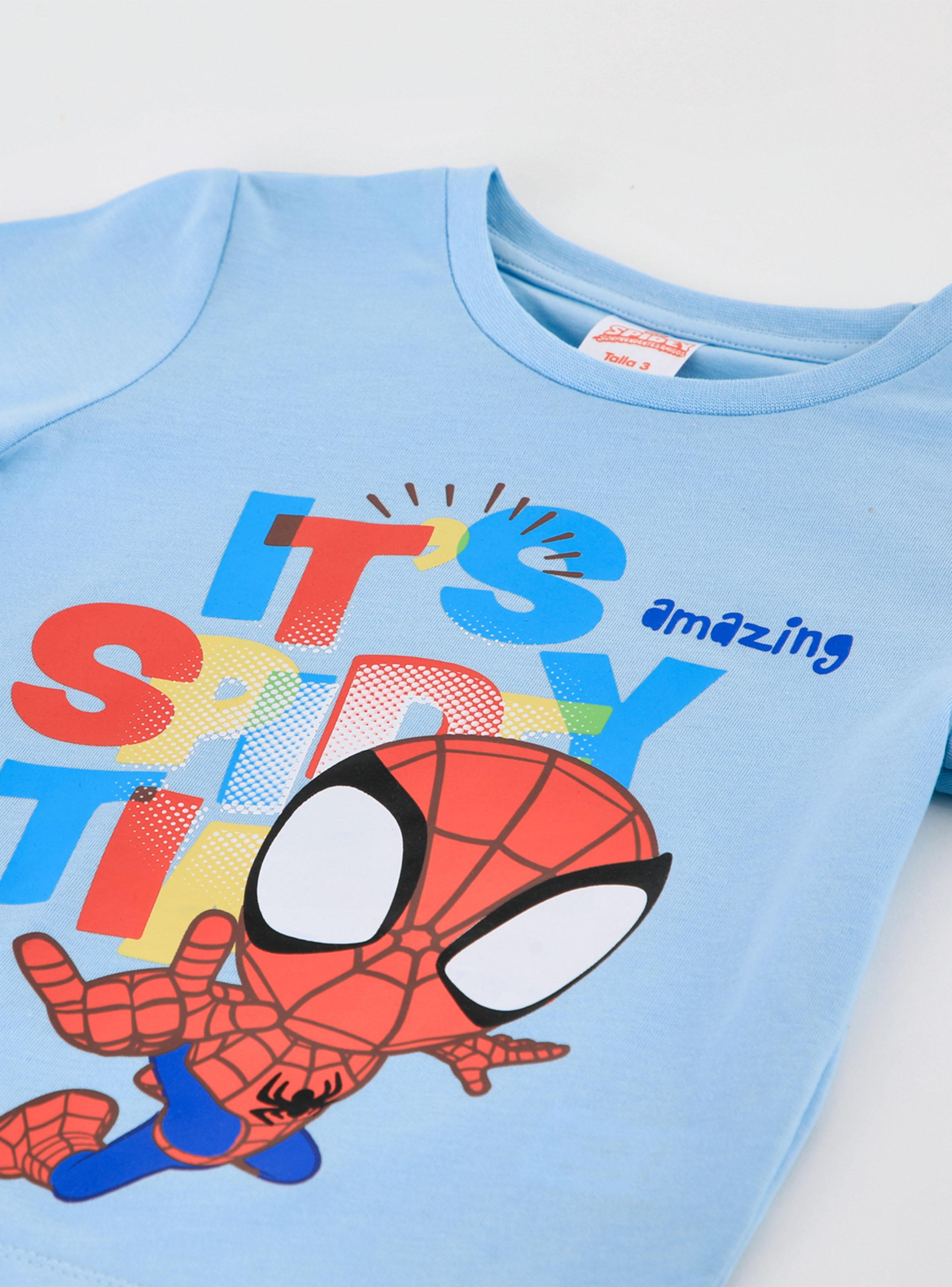 Pijama Toddlero Letras Colores Spidey Marvel-2