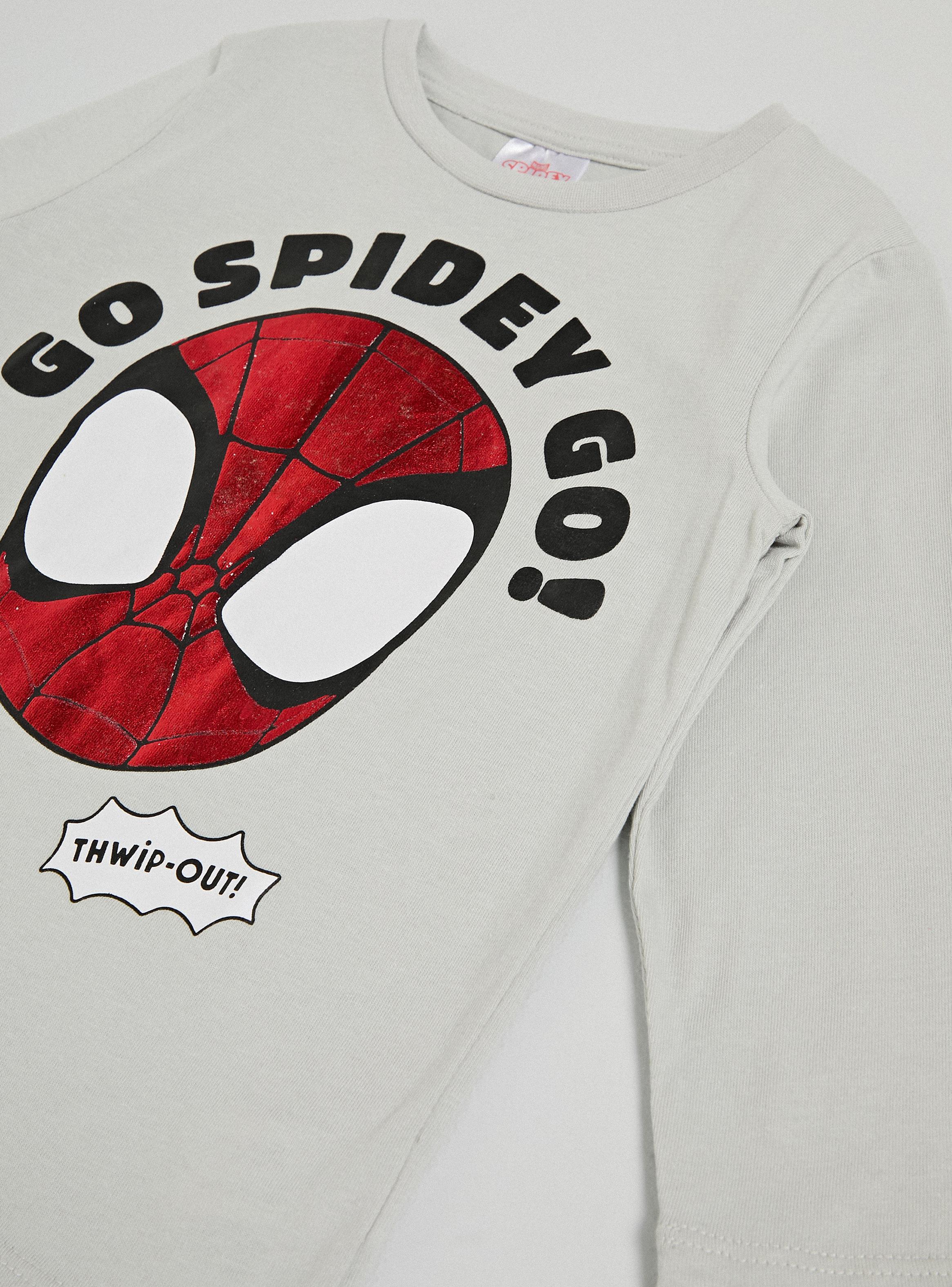 Polera Manga Larga Toddlero Cara Spidey-4