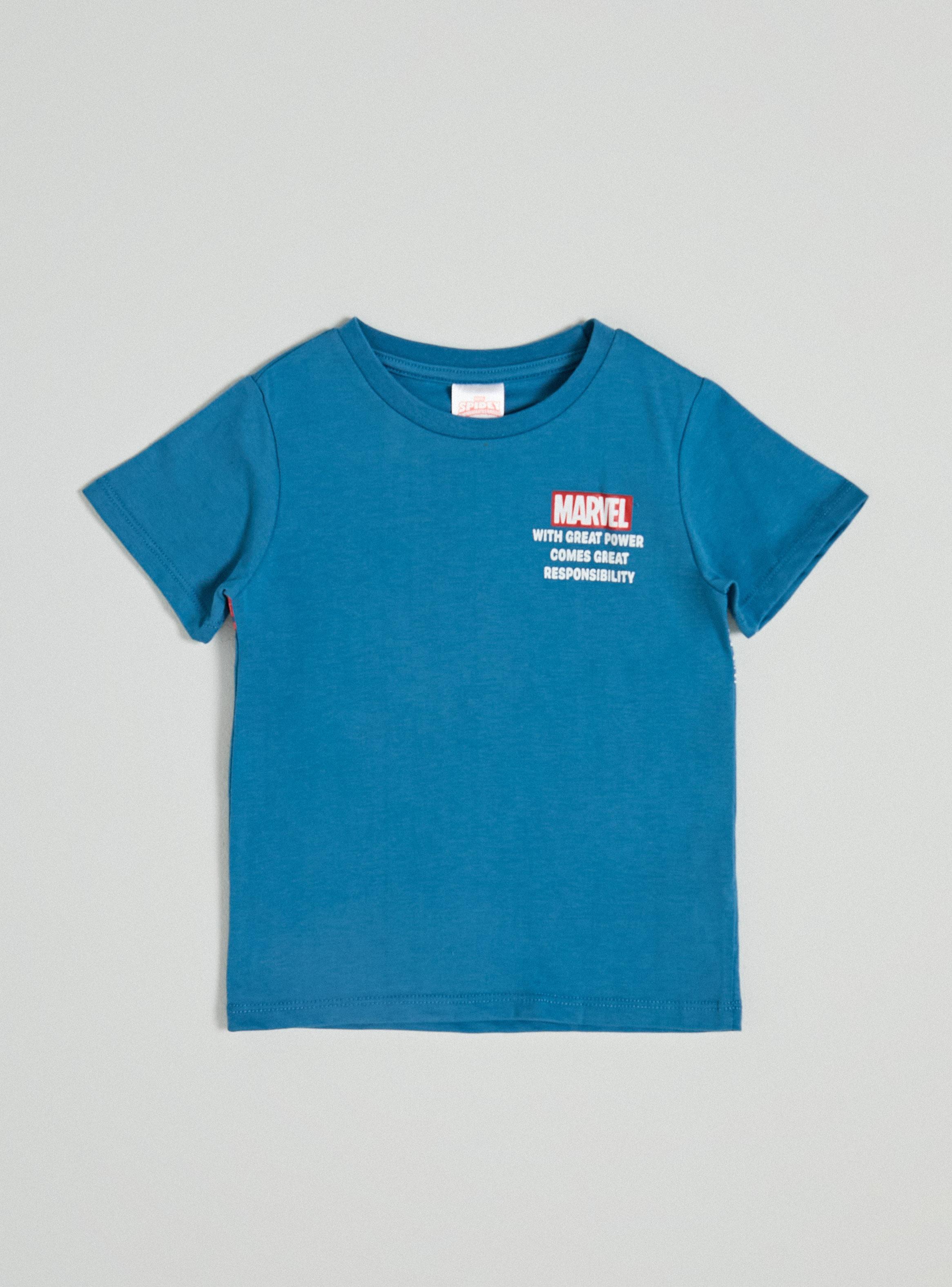 Polera Toddlero Frase Marvel con Estampado Spidey Espalda-2
