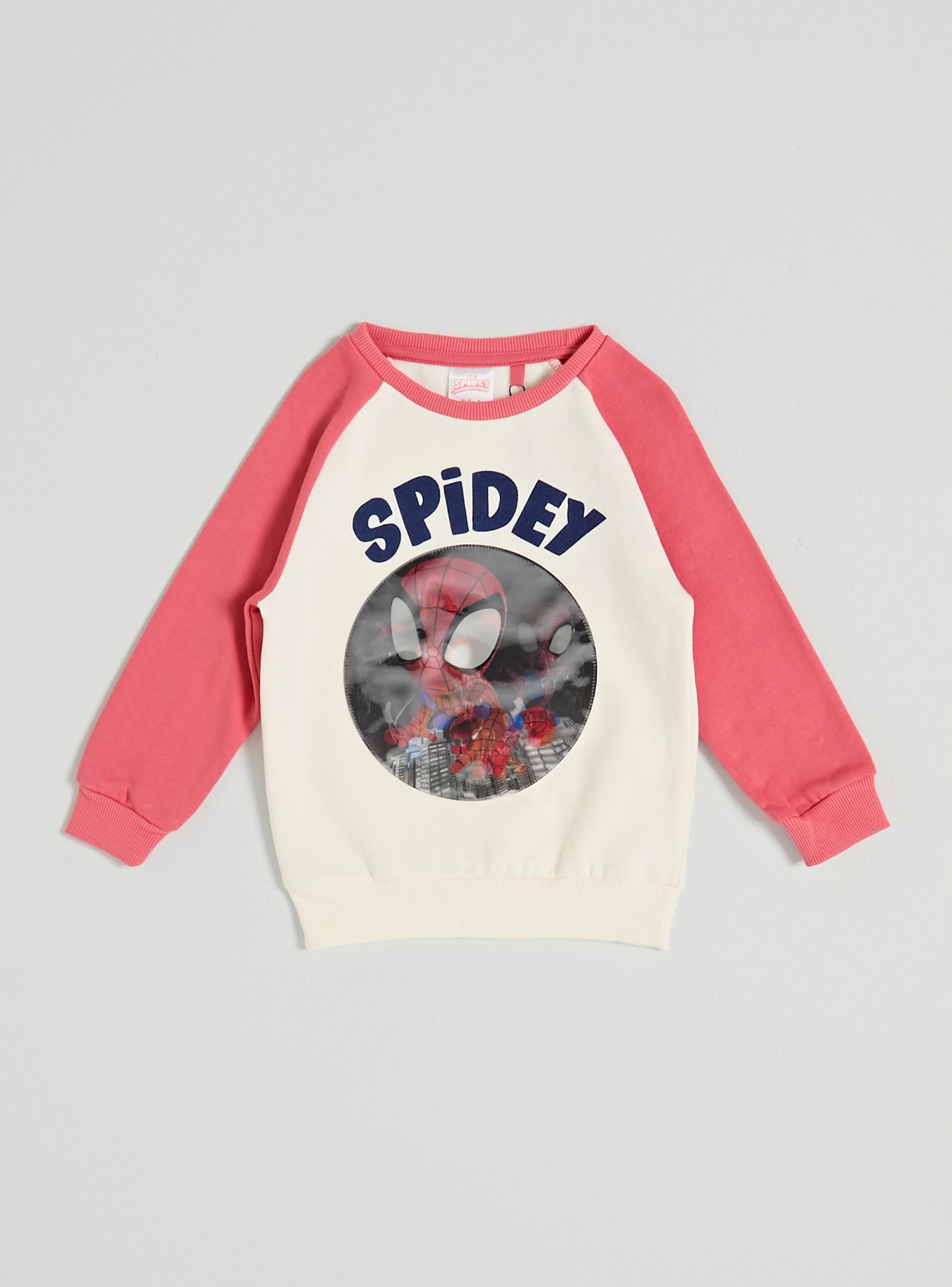 Polerón Cerrado Toddlero Spidey Raglán-2
