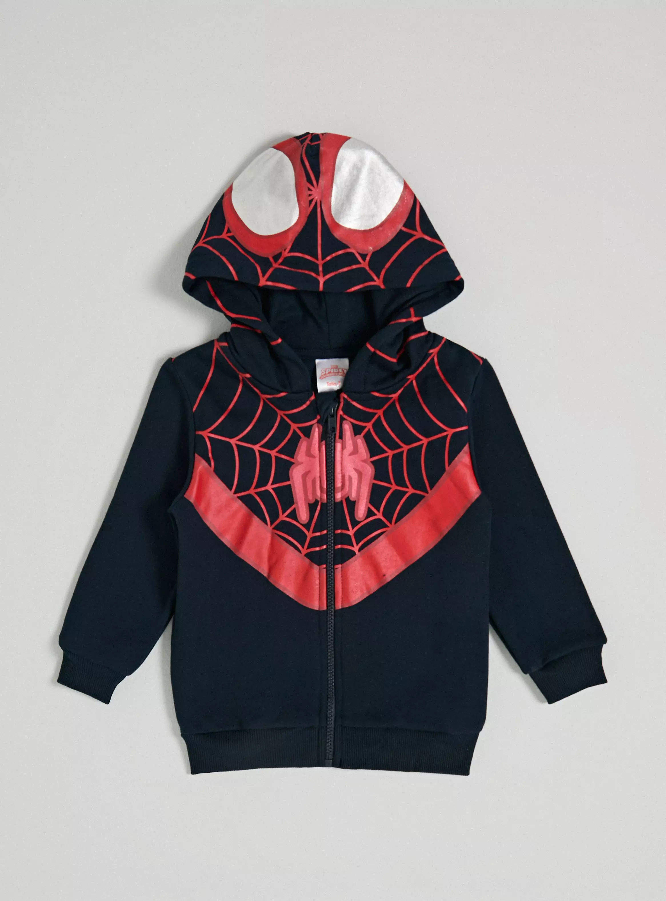 Polerón con Gorro Toddlero Araña Marvel-2
