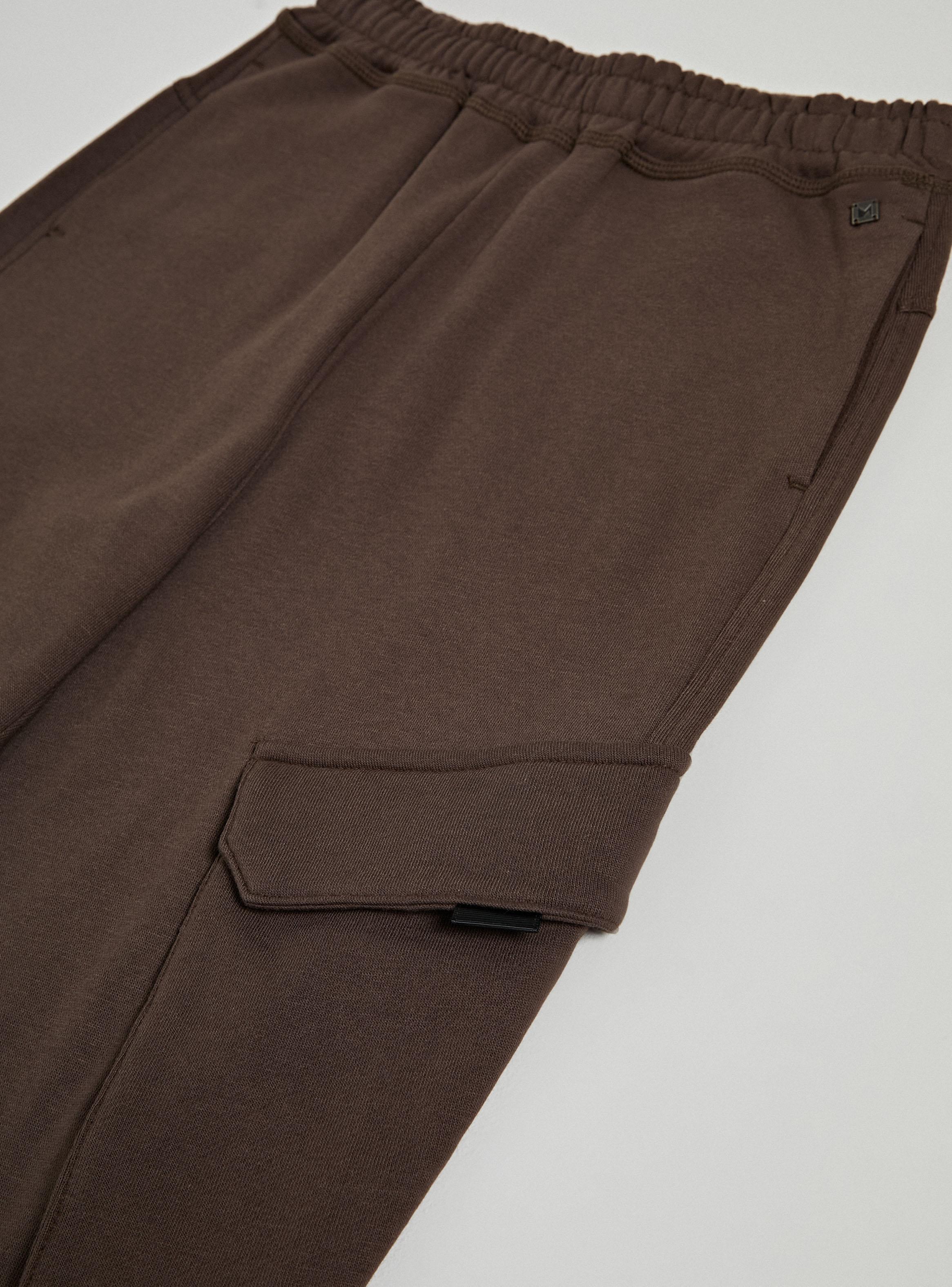 Pantalón de Buzo Bolsillos Frontales Color-3