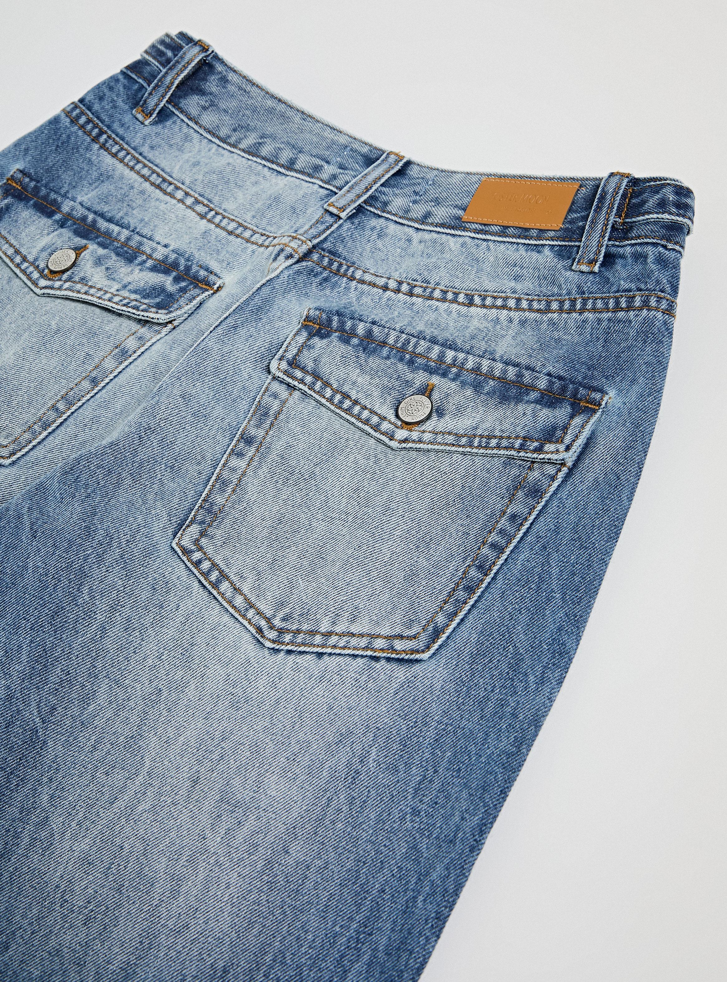 Jeans Diseño Hebilla Pretina-2