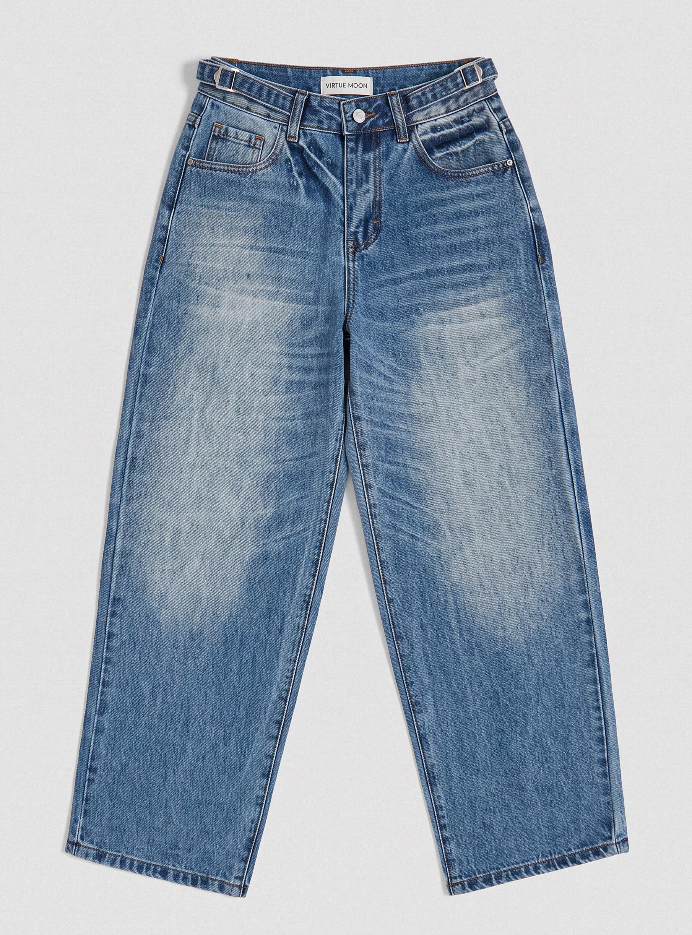 Jeans Diseño Hebilla Pretina-1
